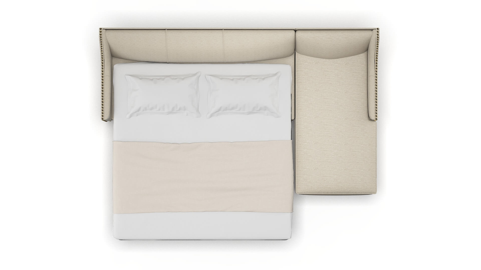 Amsterdam Sosoftness 72 Panel Sleeper Espresso legs 3