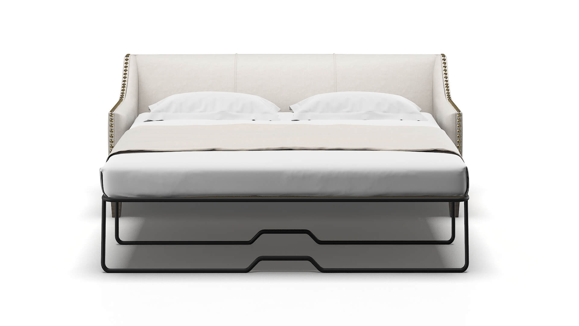 Amsterdam Suave Dove Sofa Sleeper Espresso legs 1