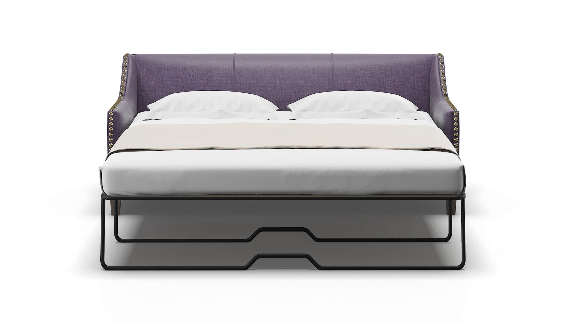 Amsterdam Tess Blackberry Sofa Sleeper Espresso legs 1