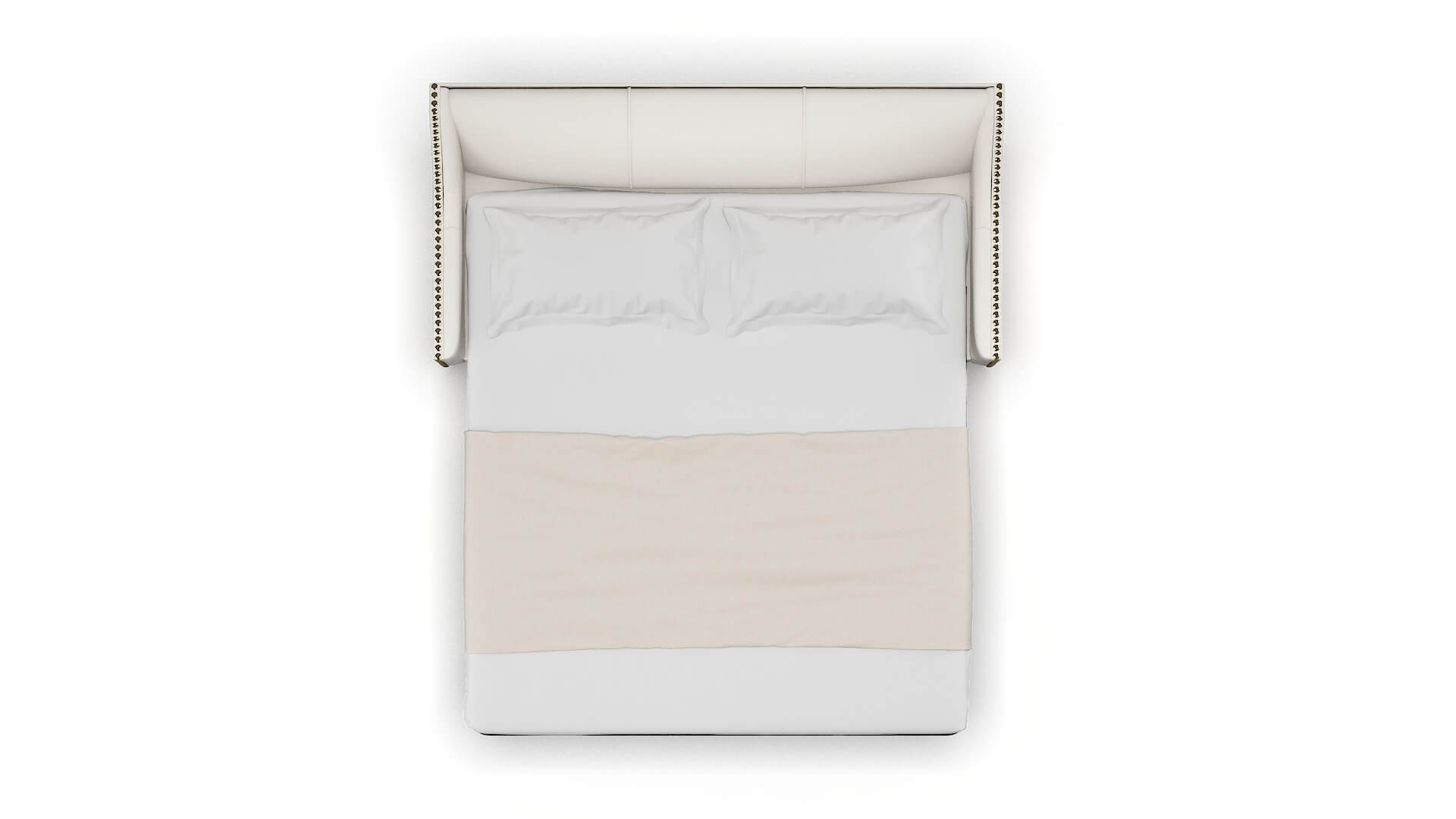 Amsterdam Venice Eggshell Sofa Sleeper Espresso legs 3