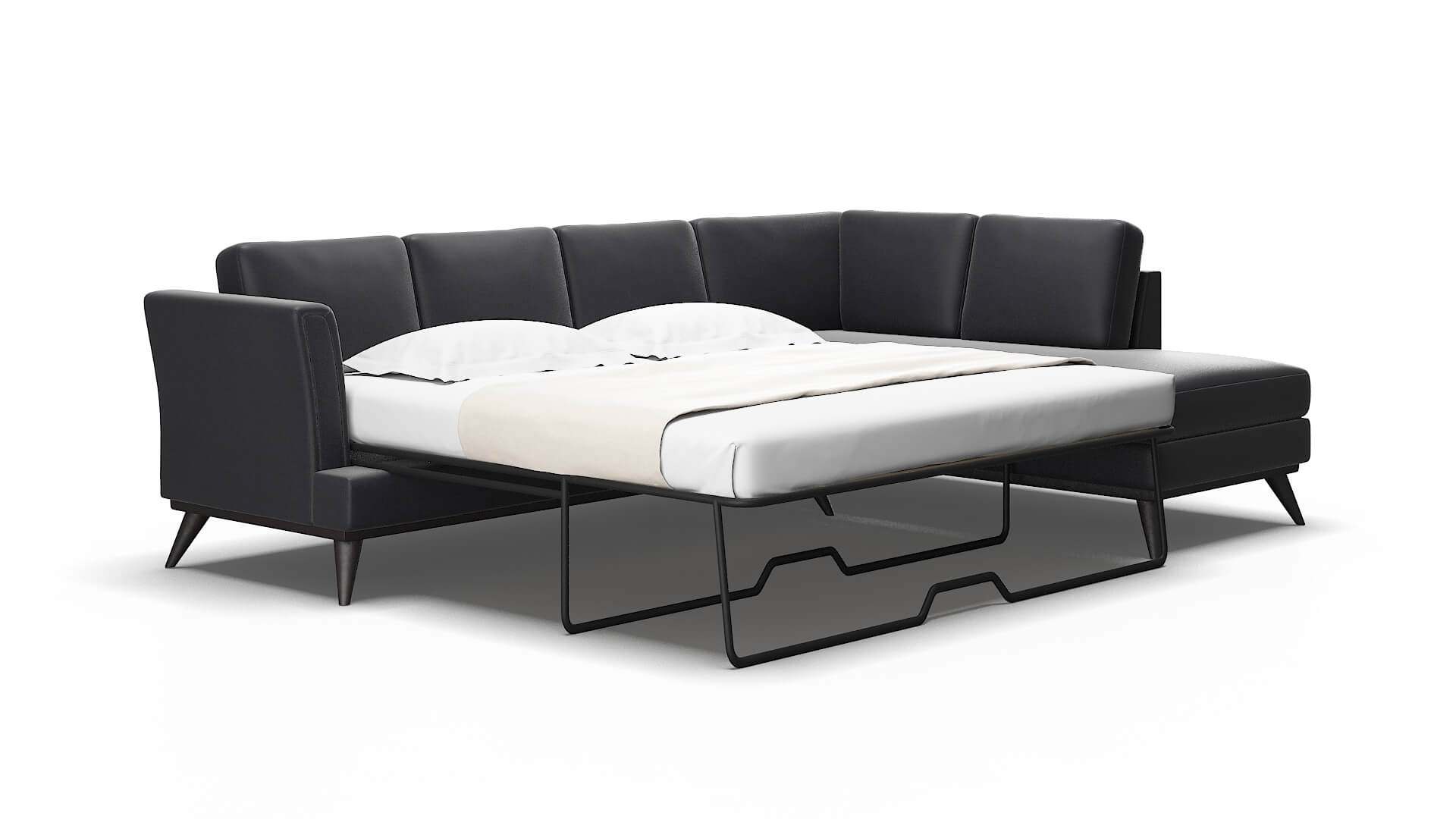 Antalya Atlas_plz navy Panel sleeper Espresso Legs  2