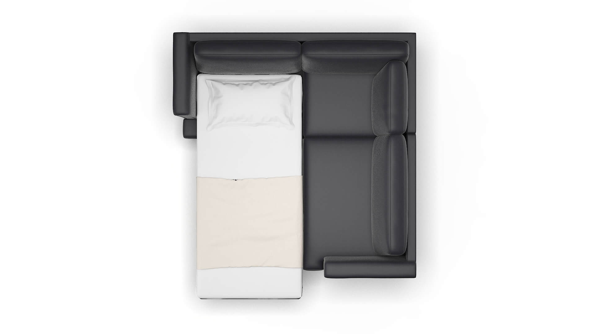 Antalya Atlas_plz Navy Sectional Sleeper Espresso legs 3