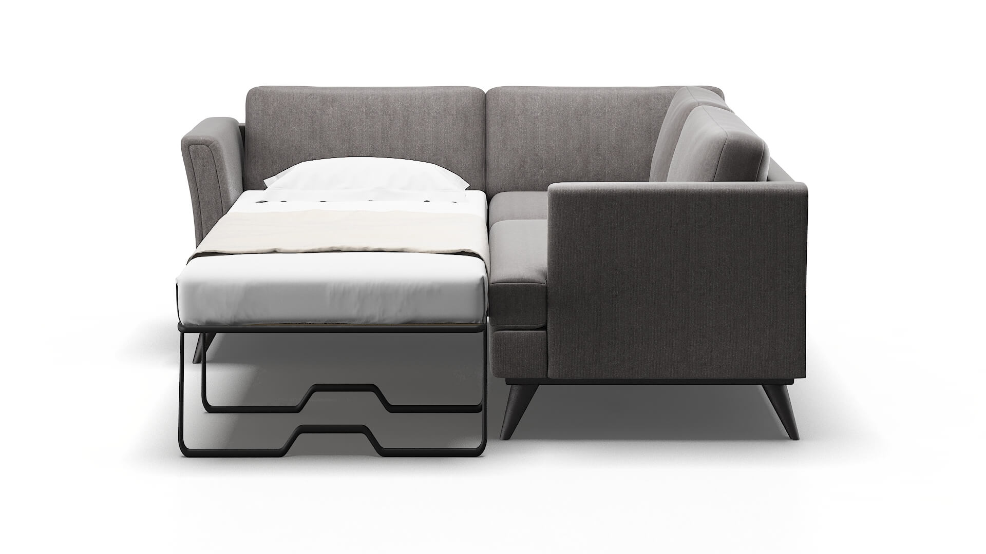 Antalya Atlas_plz Silver Sectional Sleeper Espresso legs 1