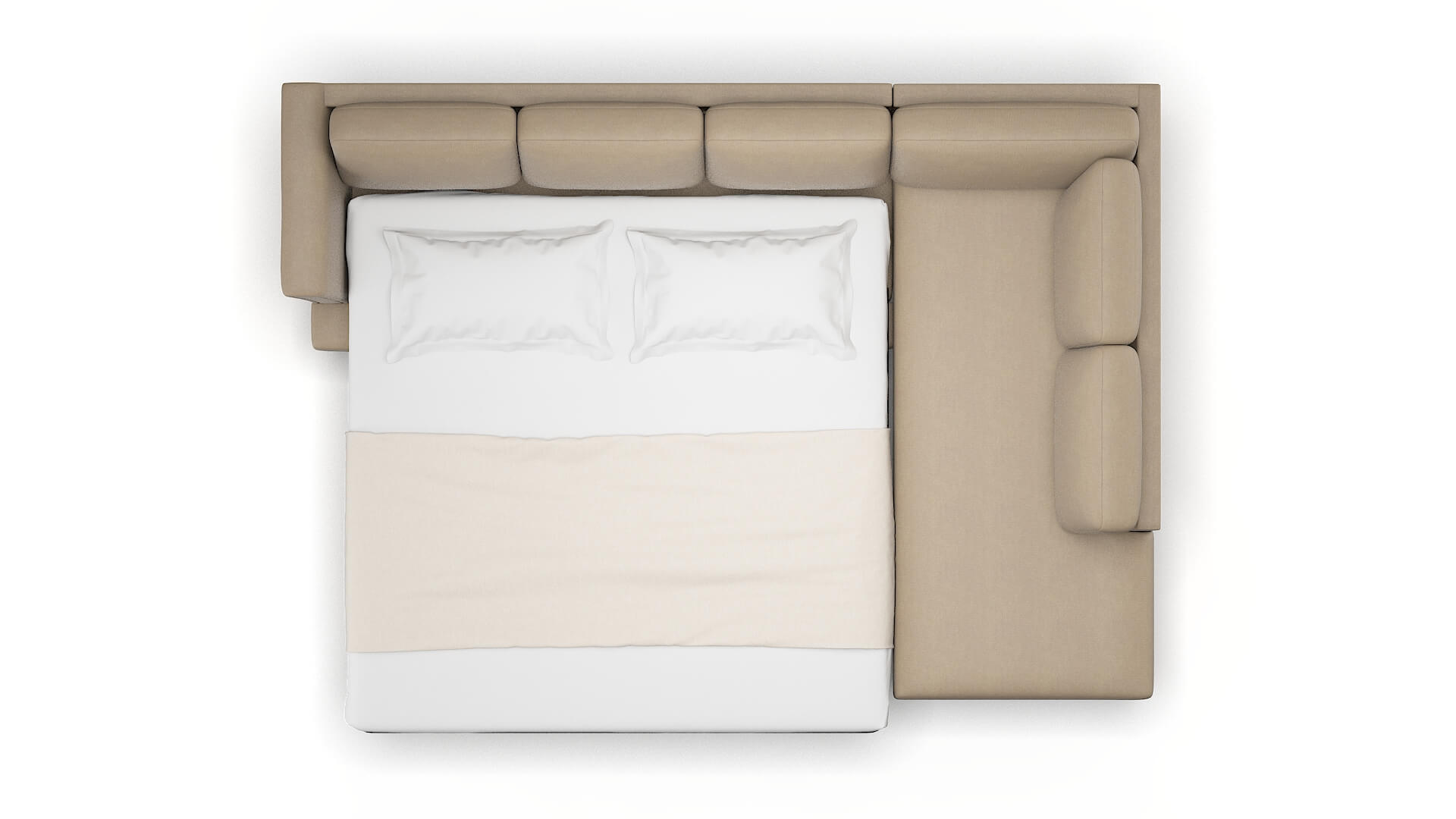 Antalya Avenger Driftwood Panel Sleeper Espresso legs 3