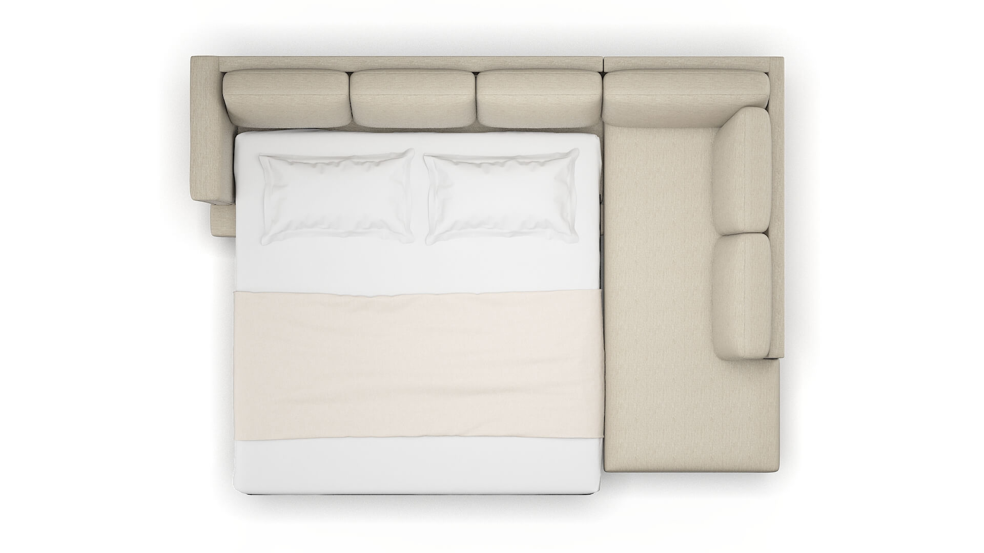 Antalya Avenger Pumice Panel Sleeper Espresso legs 3