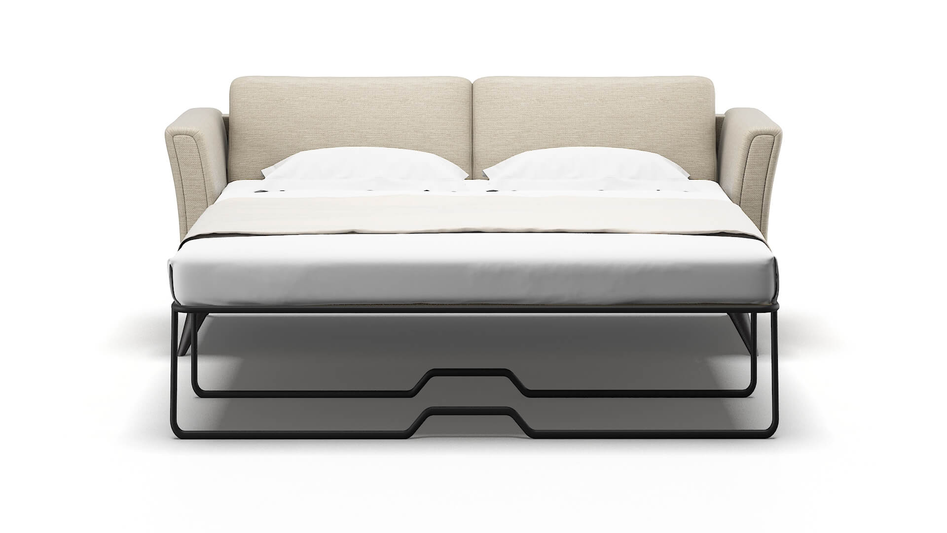 Antalya Avenger Pumice Sofa Sleeper Espresso legs 1