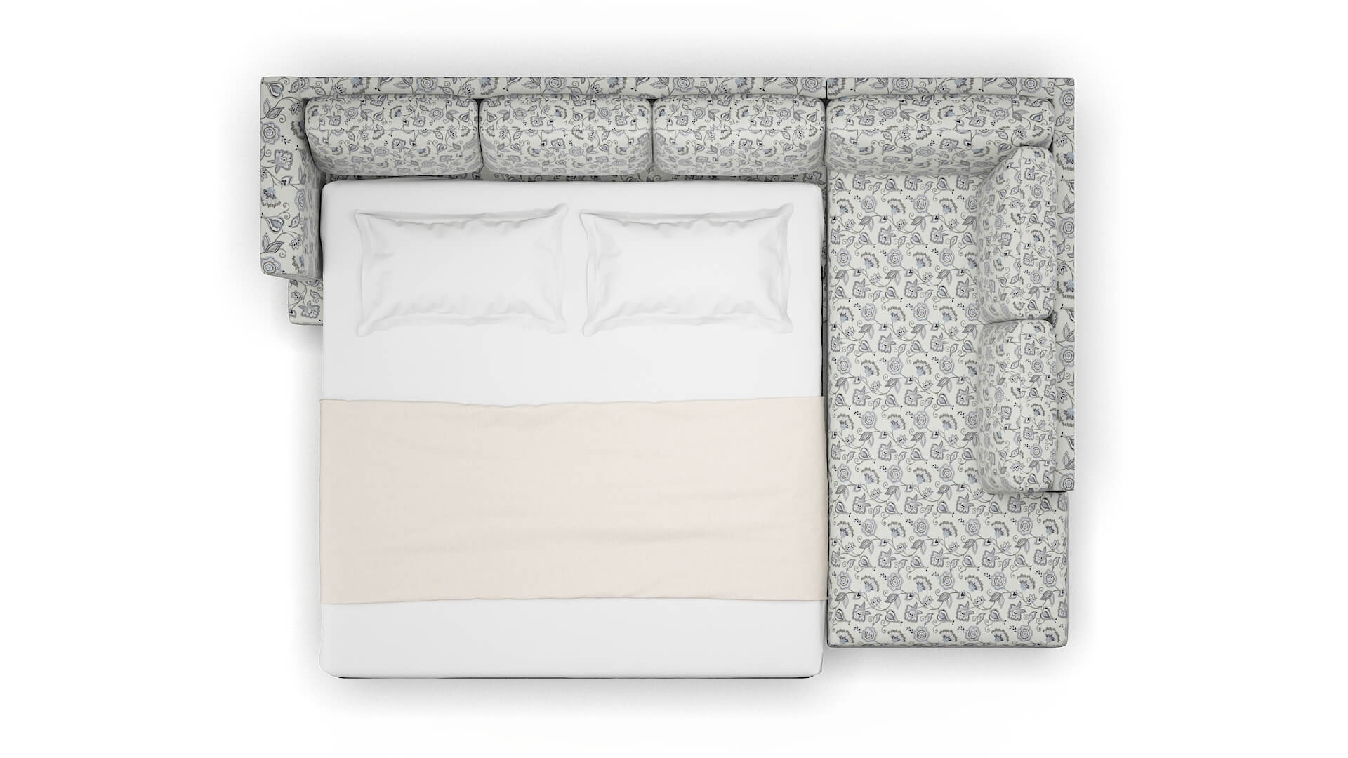 Antalya Avignon Sky Panel Sleeper Espresso legs 3