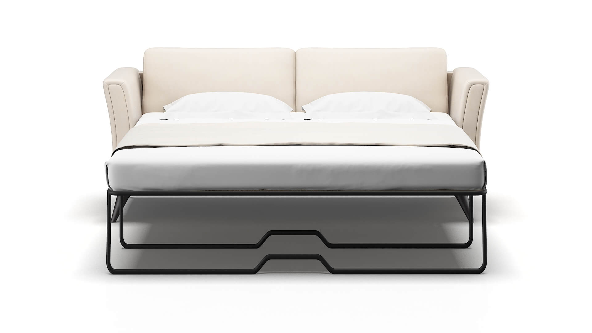 Antalya Bella Buckwheat Sofa Sleeper Espresso legs 1