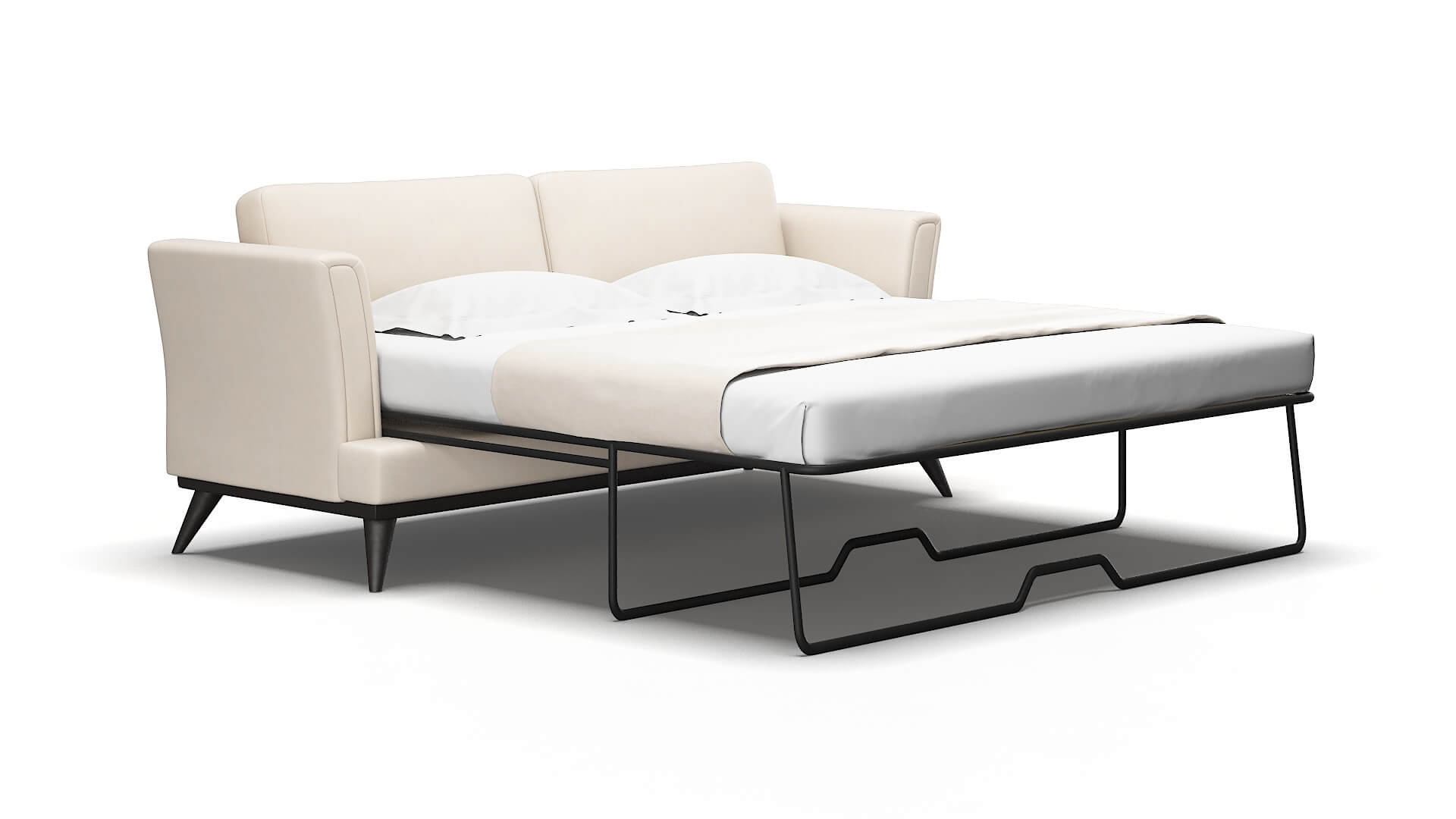 Antalya Bella buckwheat Sofa sleeper Espresso Legs  2