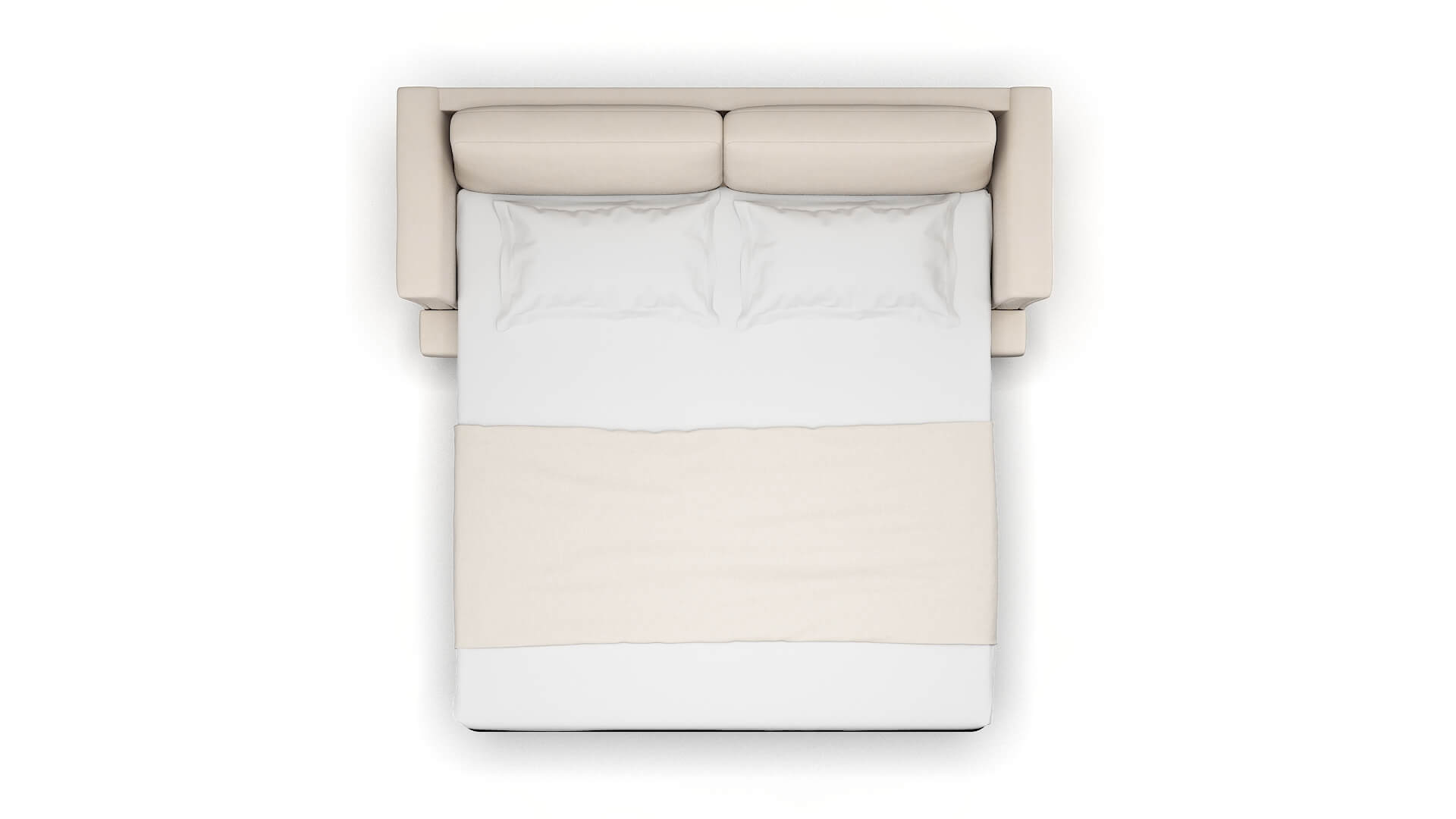 Antalya Bella Buckwheat Sofa Sleeper Espresso legs 3