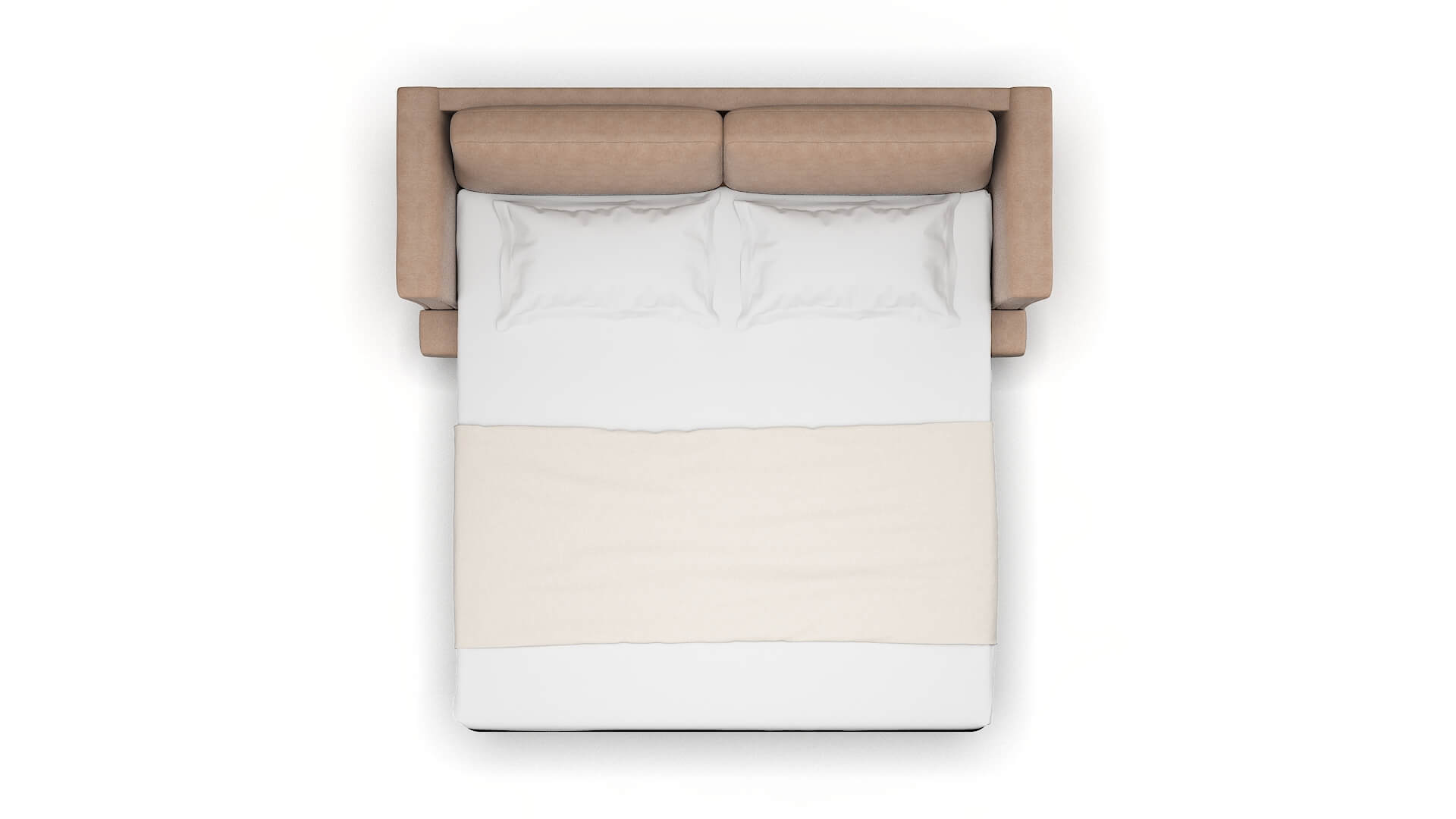 Antalya Bella Cocoa Sofa Sleeper Espresso legs 3