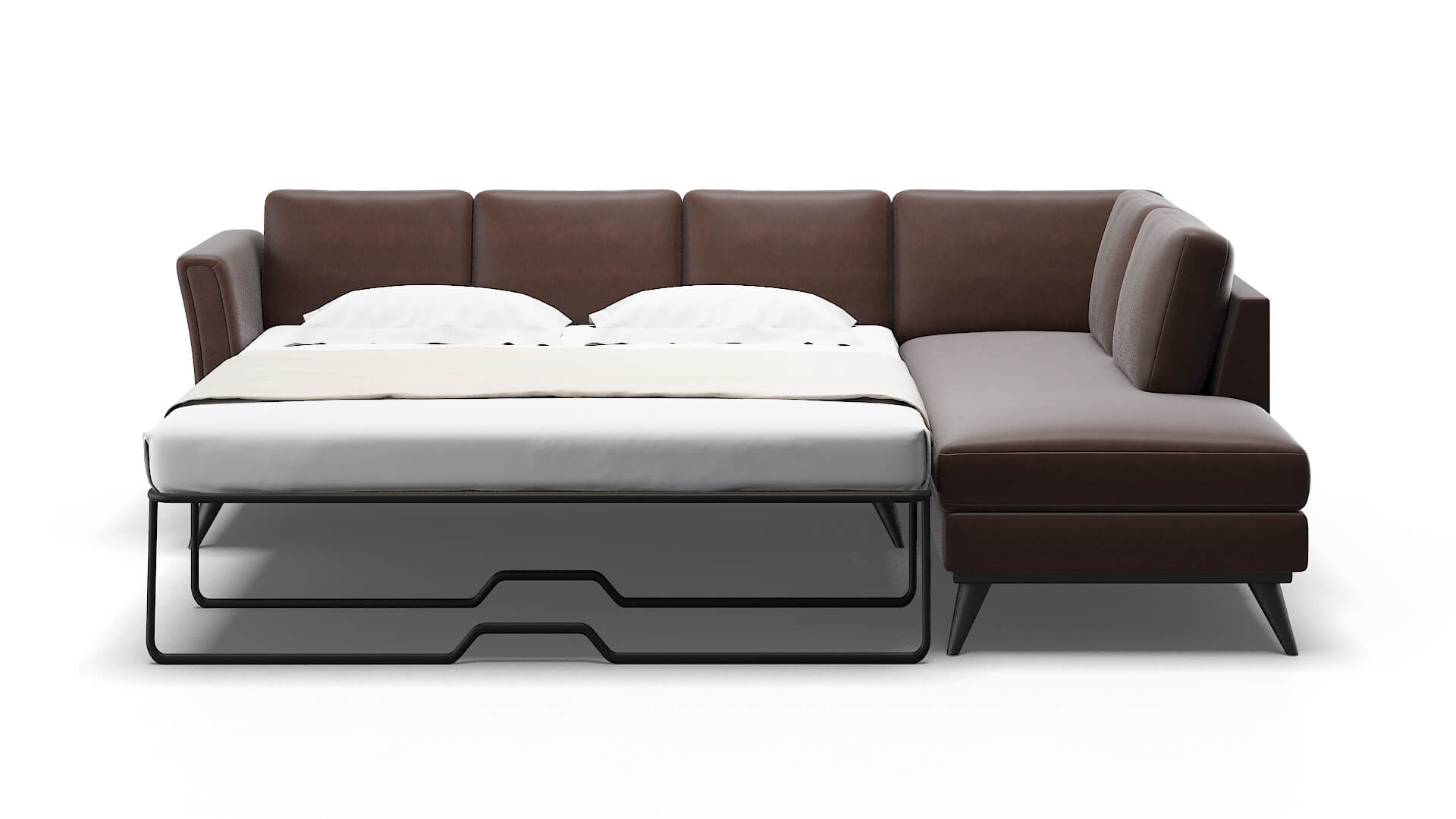 Antalya Bella Espresso Panel Sleeper Espresso legs 1