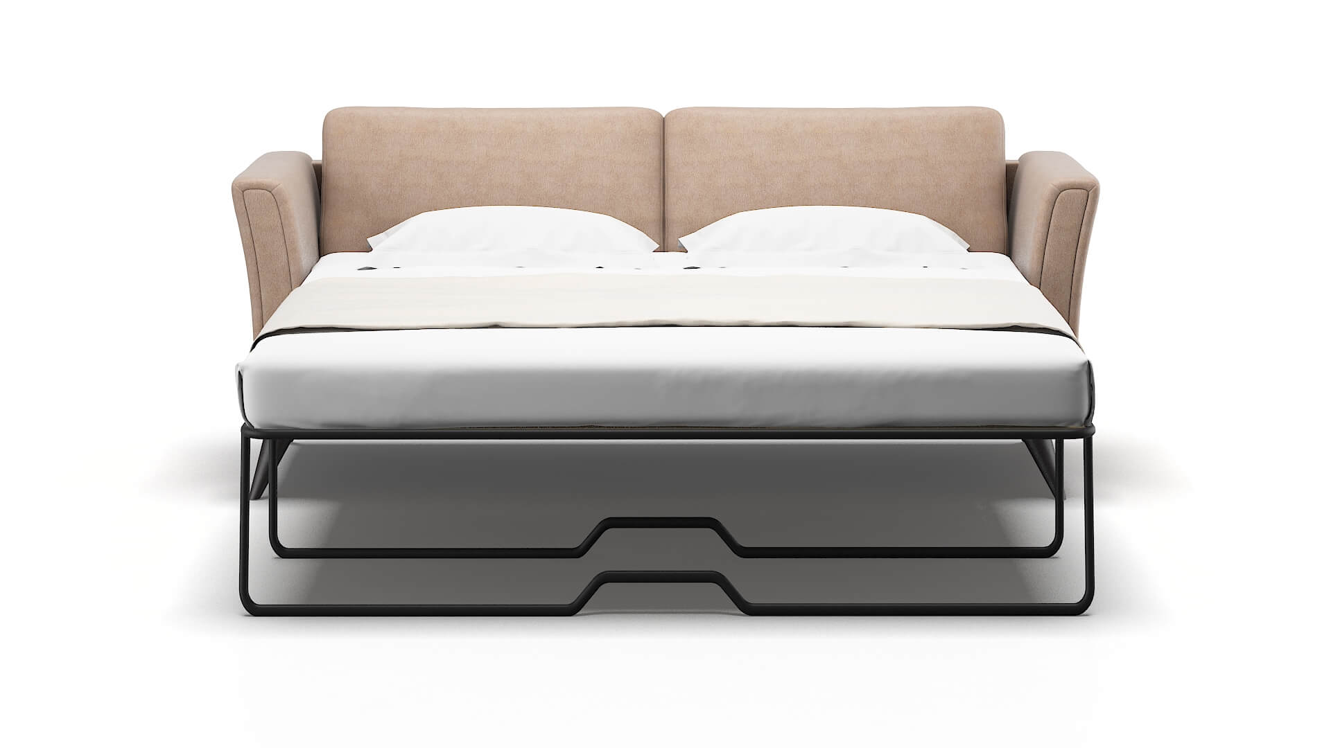 Antalya Bella Pewter Sofa Sleeper Espresso legs 1