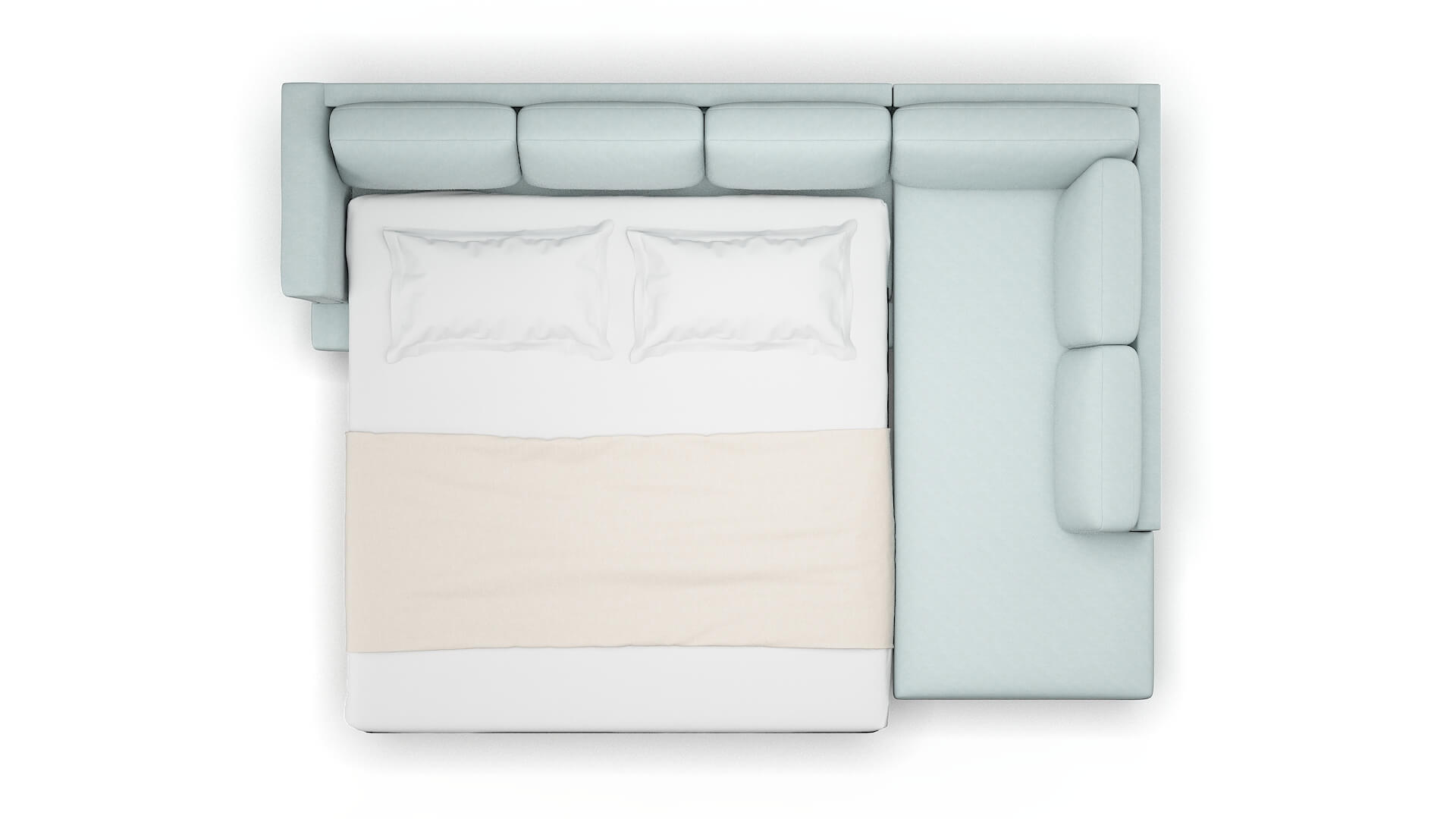 Antalya Bella Skylight Panel Sleeper Espresso legs 3