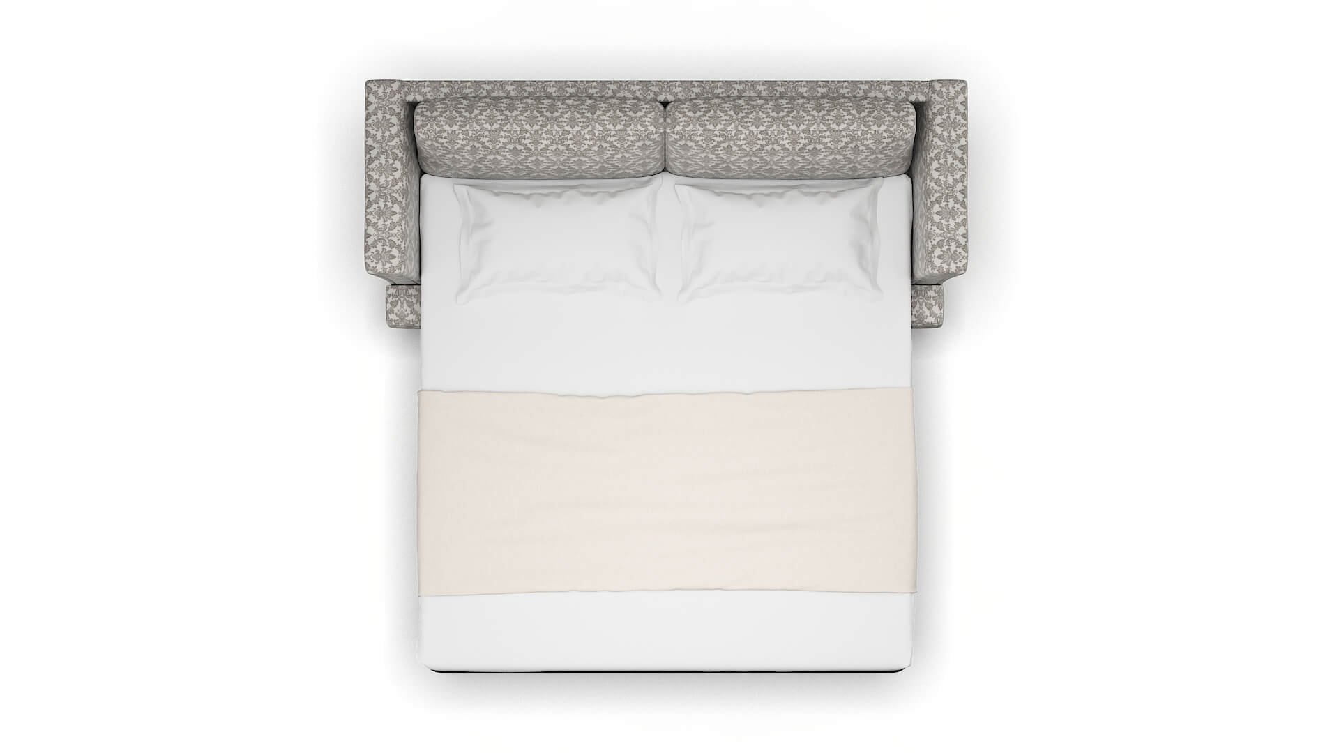 Antalya Bergamo Dove Sofa Sleeper Espresso legs 3