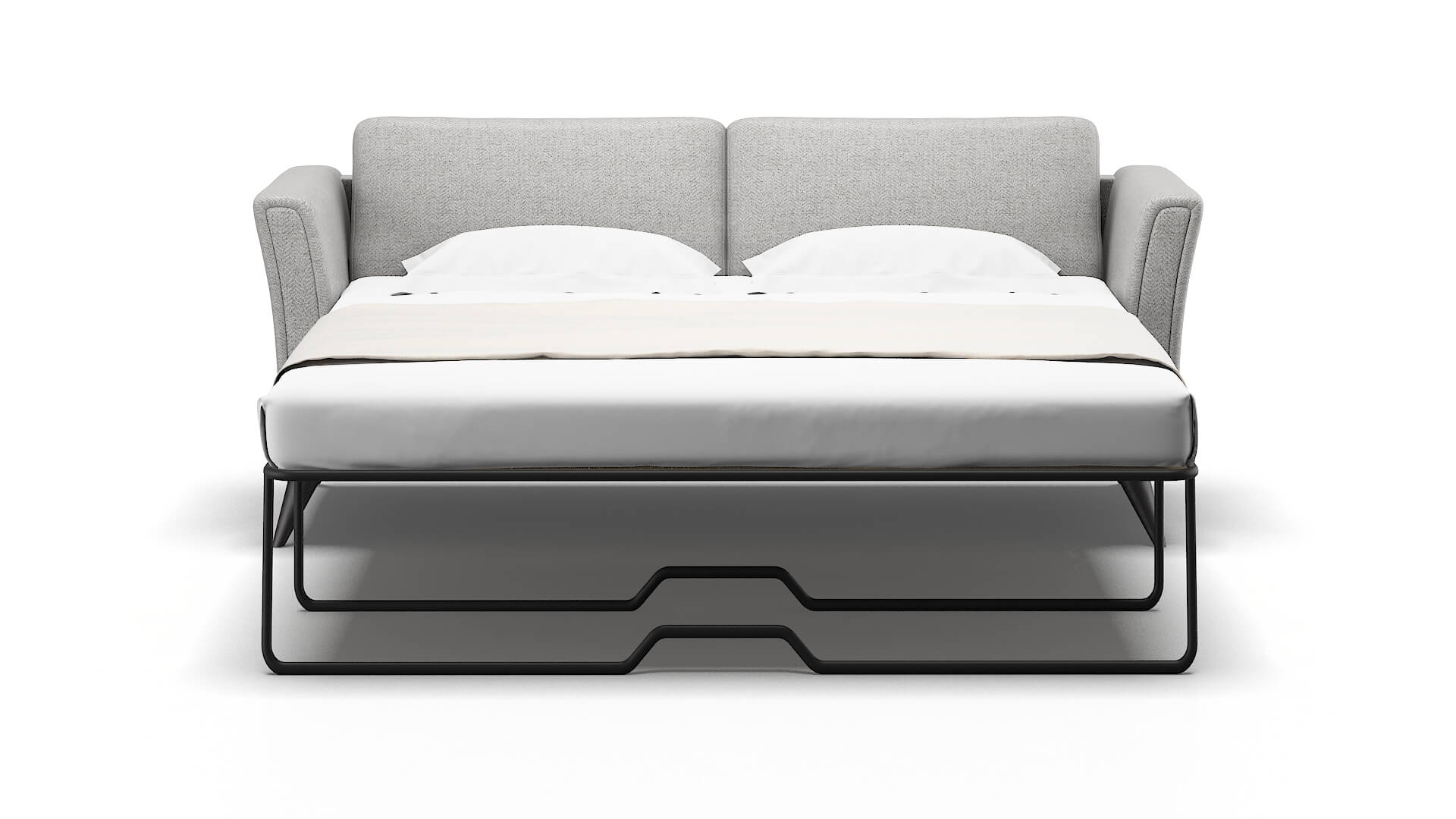 Antalya Catalina Silver Sofa Sleeper Espresso legs 1