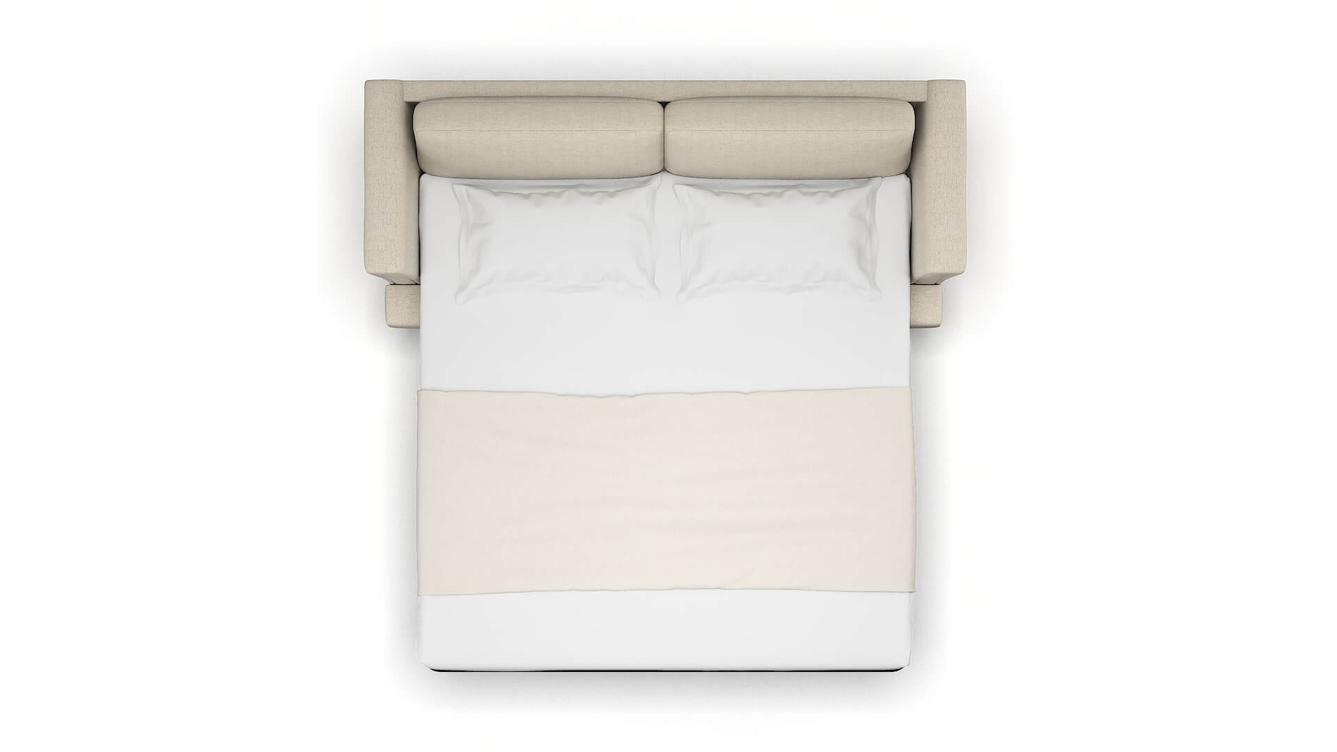 Antalya Catalina Wheat Sofa Sleeper Espresso legs 3