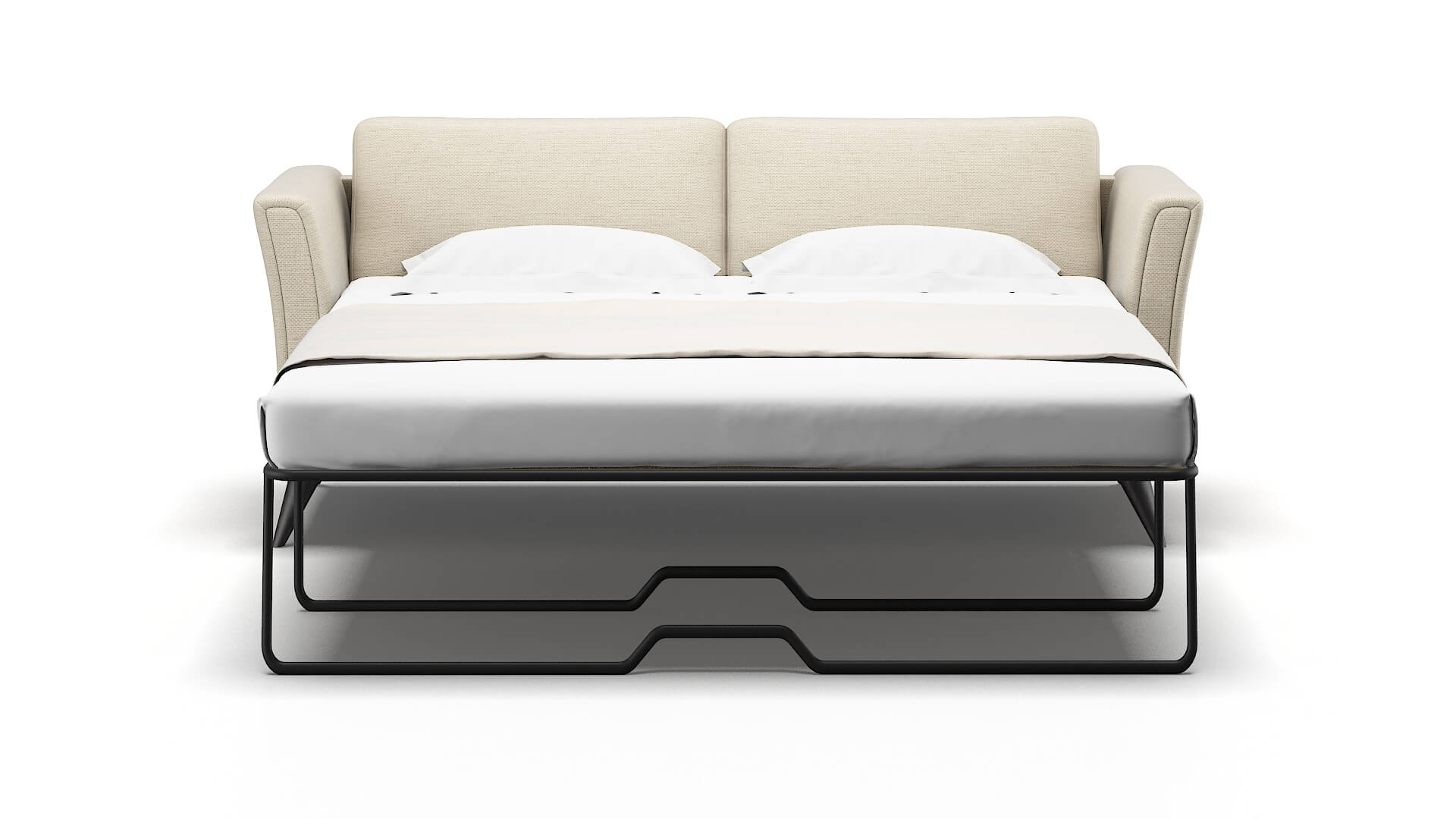 Antalya Chance Sand Sofa Sleeper Espresso legs 1