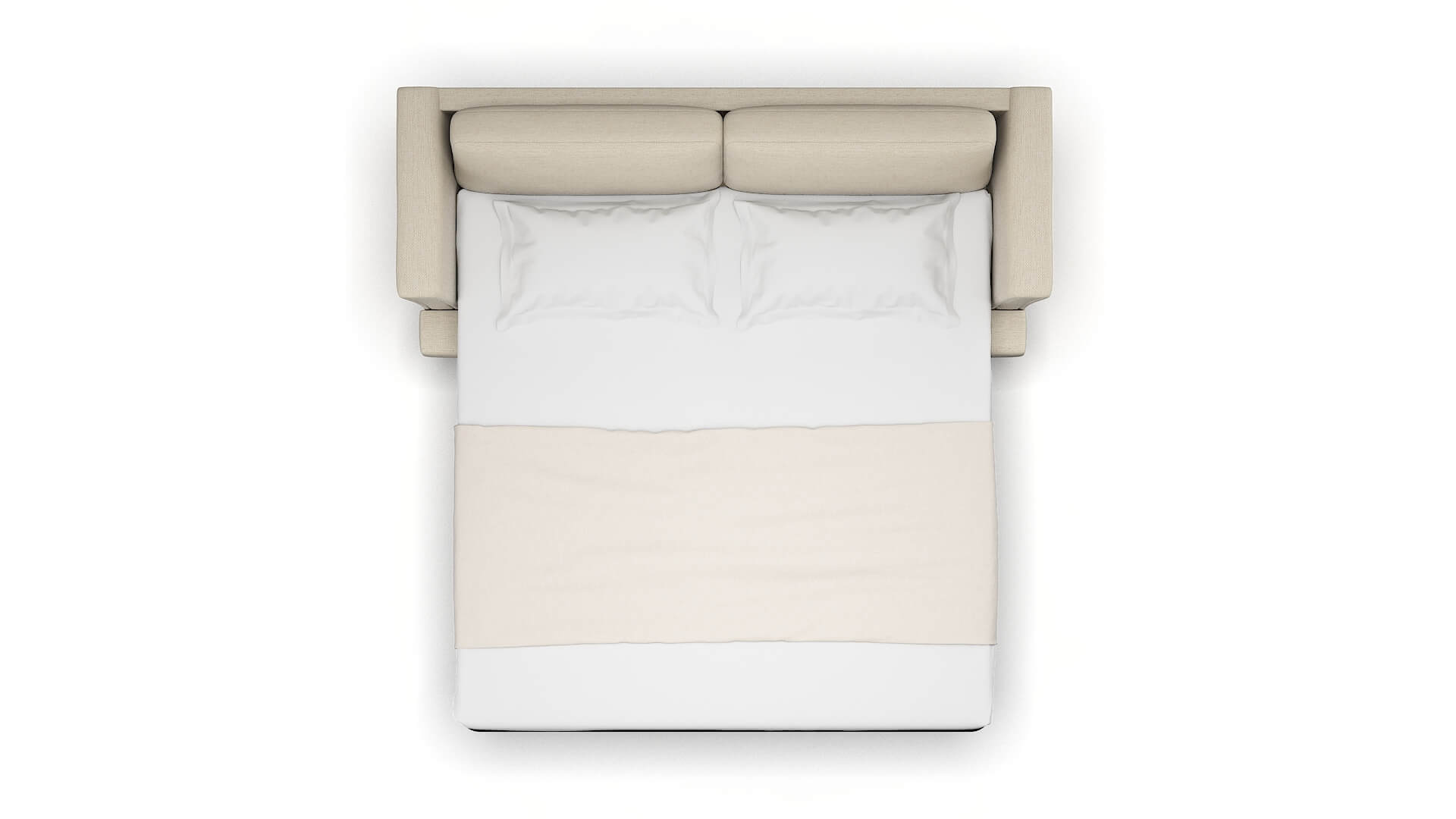 Antalya Chance Sand Sofa Sleeper Espresso legs 3