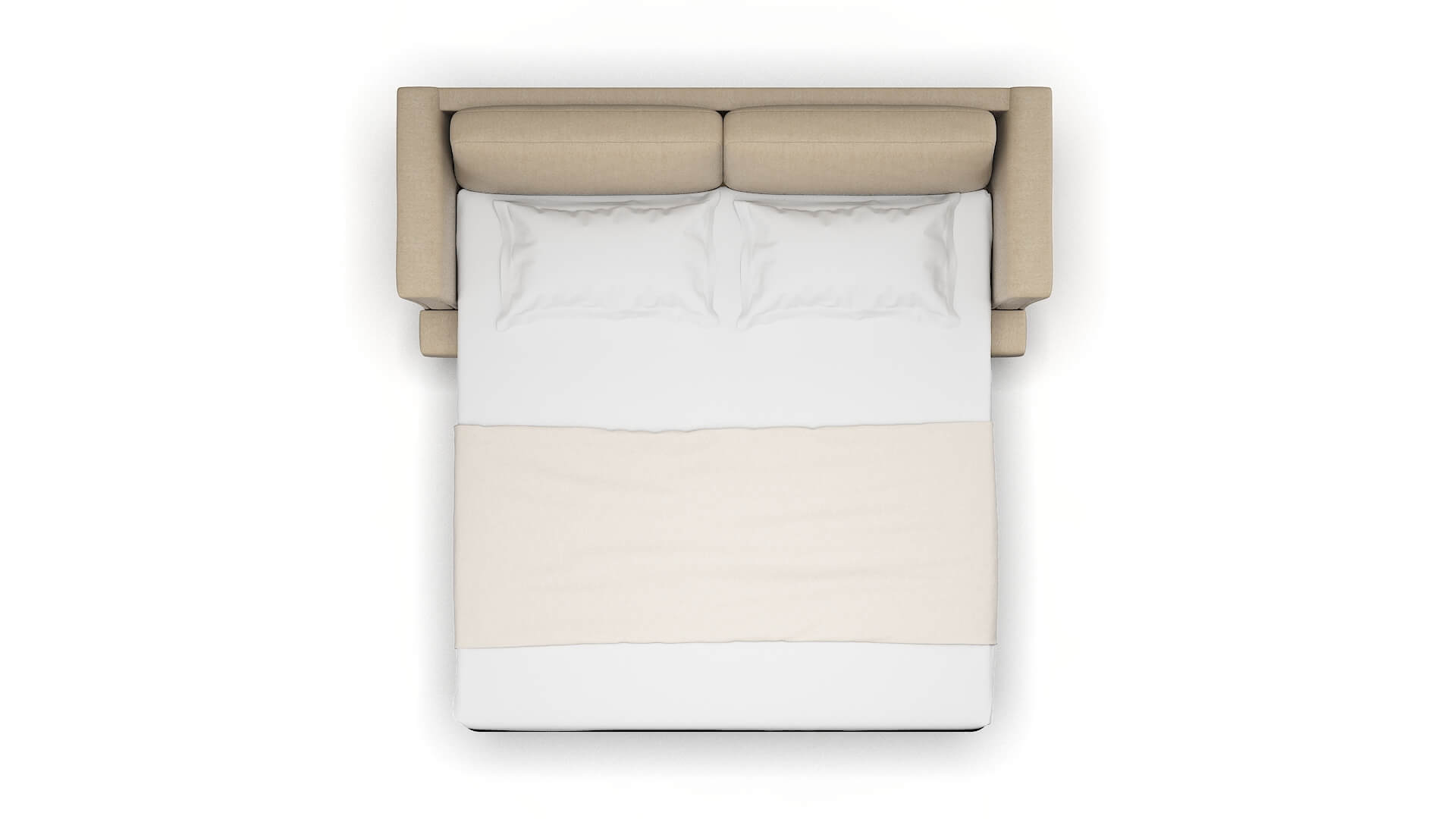 Antalya Cosmo Fawn Sofa Sleeper Espresso legs 3