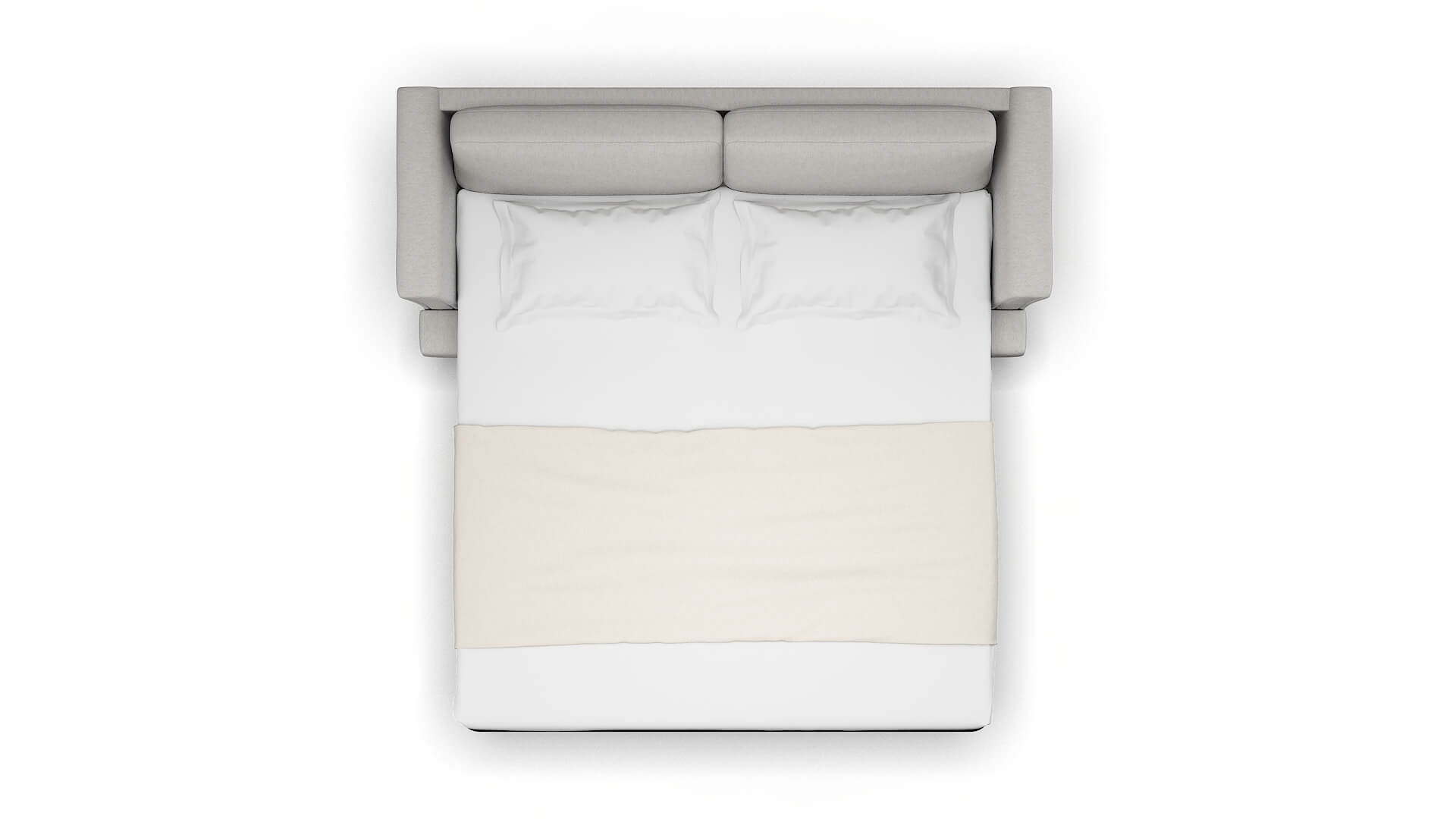 Antalya Cosmo Silver Sofa Sleeper Espresso legs 3