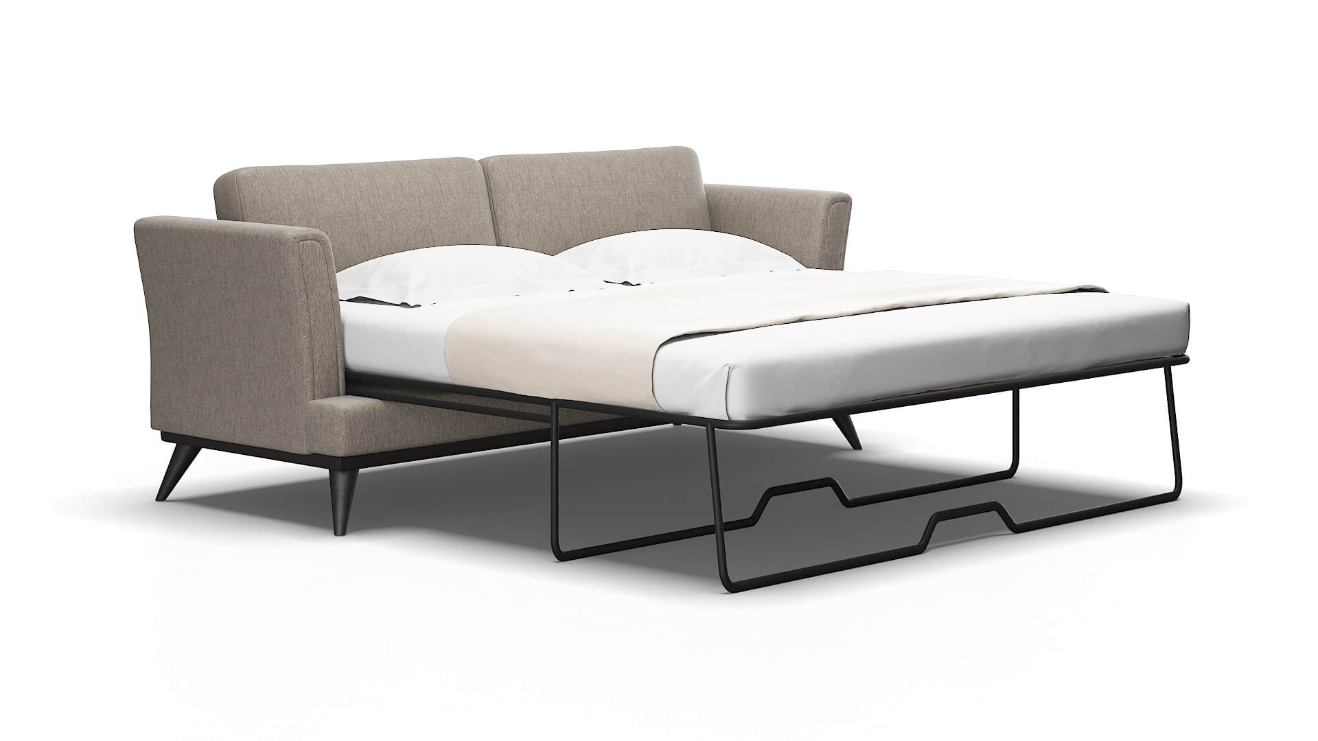 Antalya Cosmo taupe Sofa sleeper Espresso Legs  2
