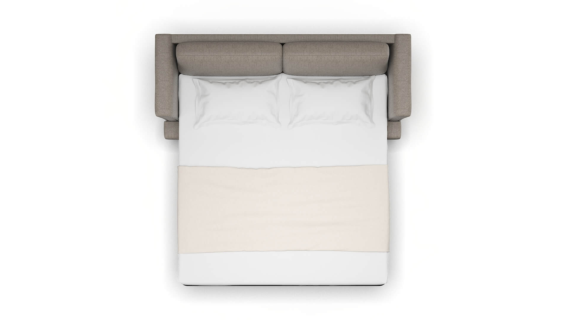 Antalya Cosmo Taupe Sofa Sleeper Espresso legs 3