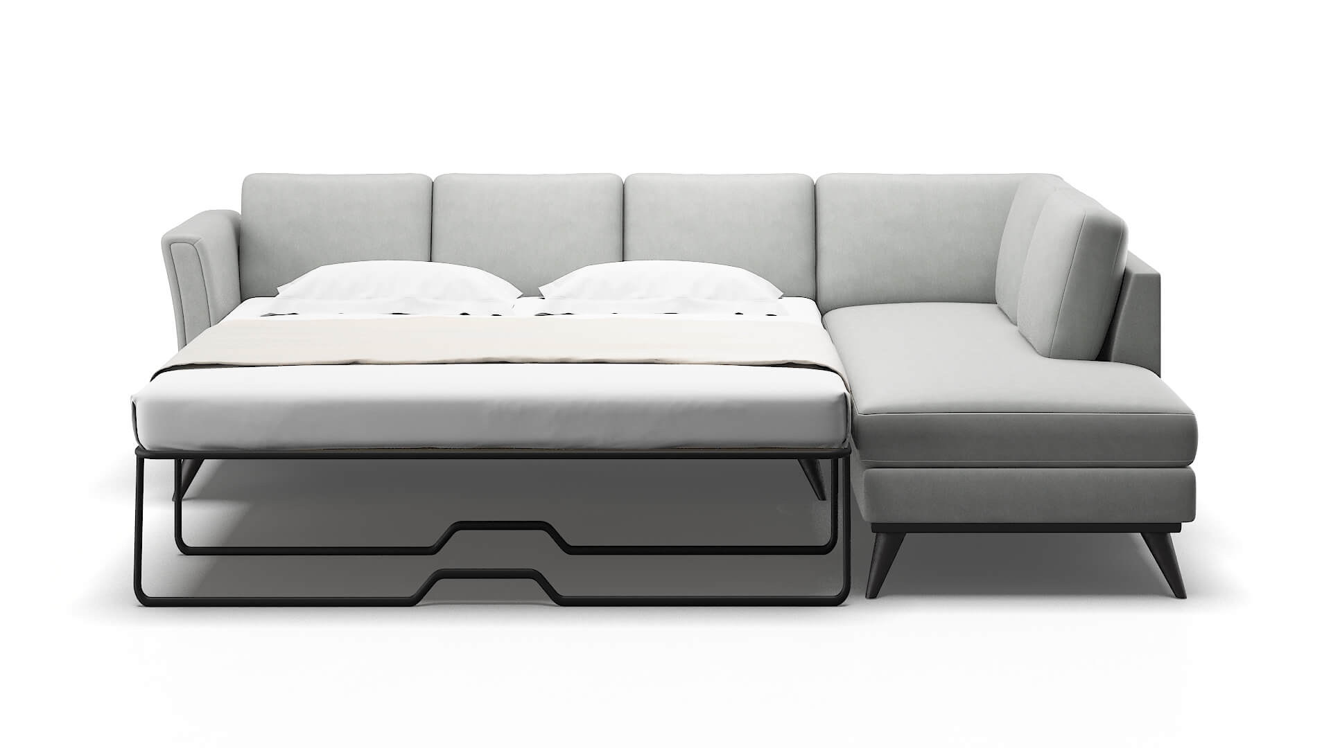 Antalya Dawson Platinum Panel Sleeper Espresso legs 1