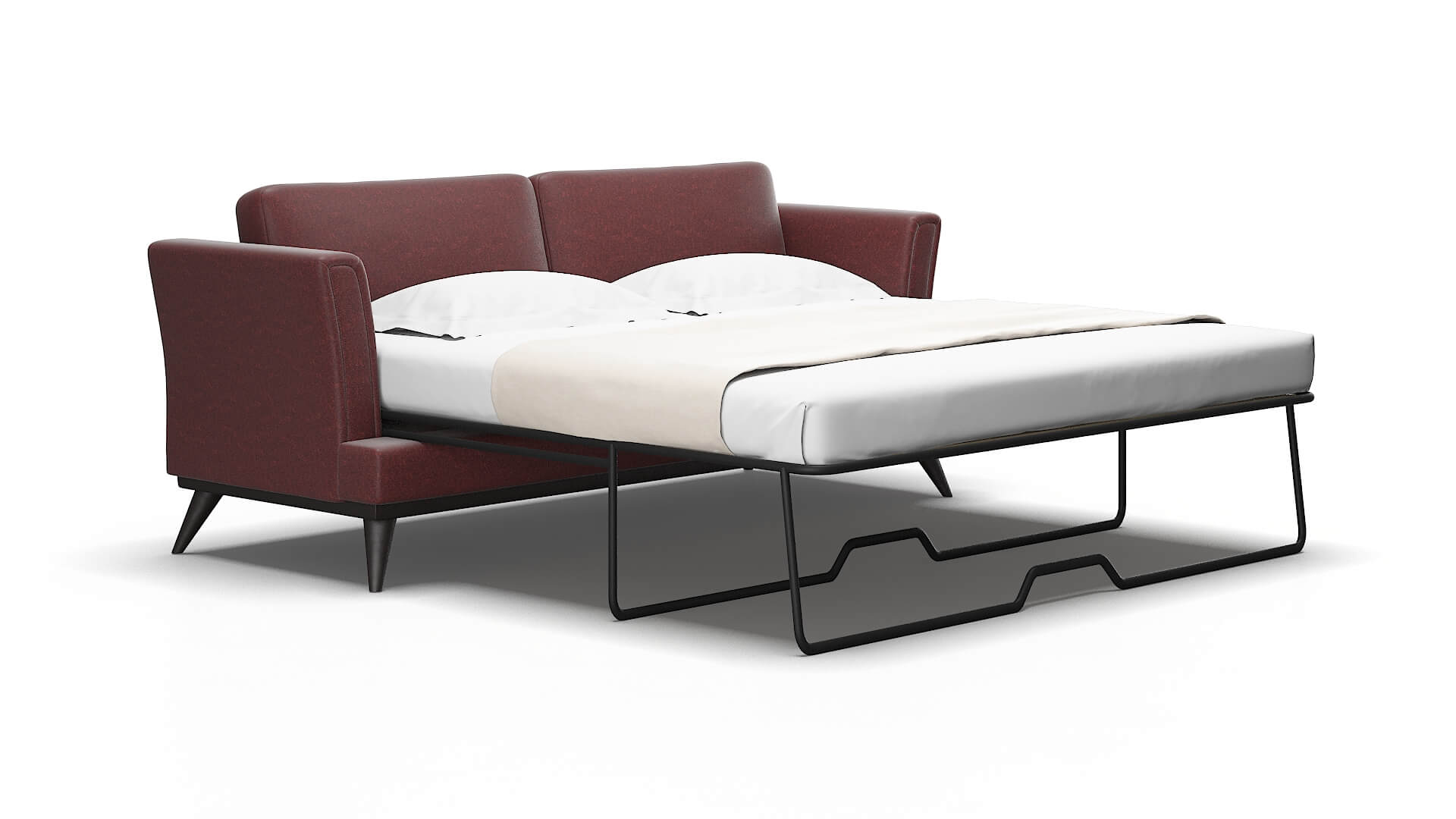 Antalya Derby Berry Sofa Sleeper Espresso legs 2