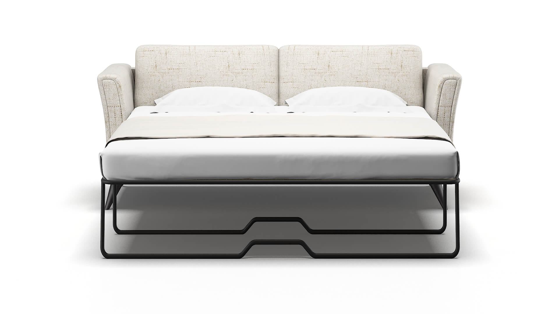 Antalya Derby Taupe Sofa Sleeper Espresso legs 1