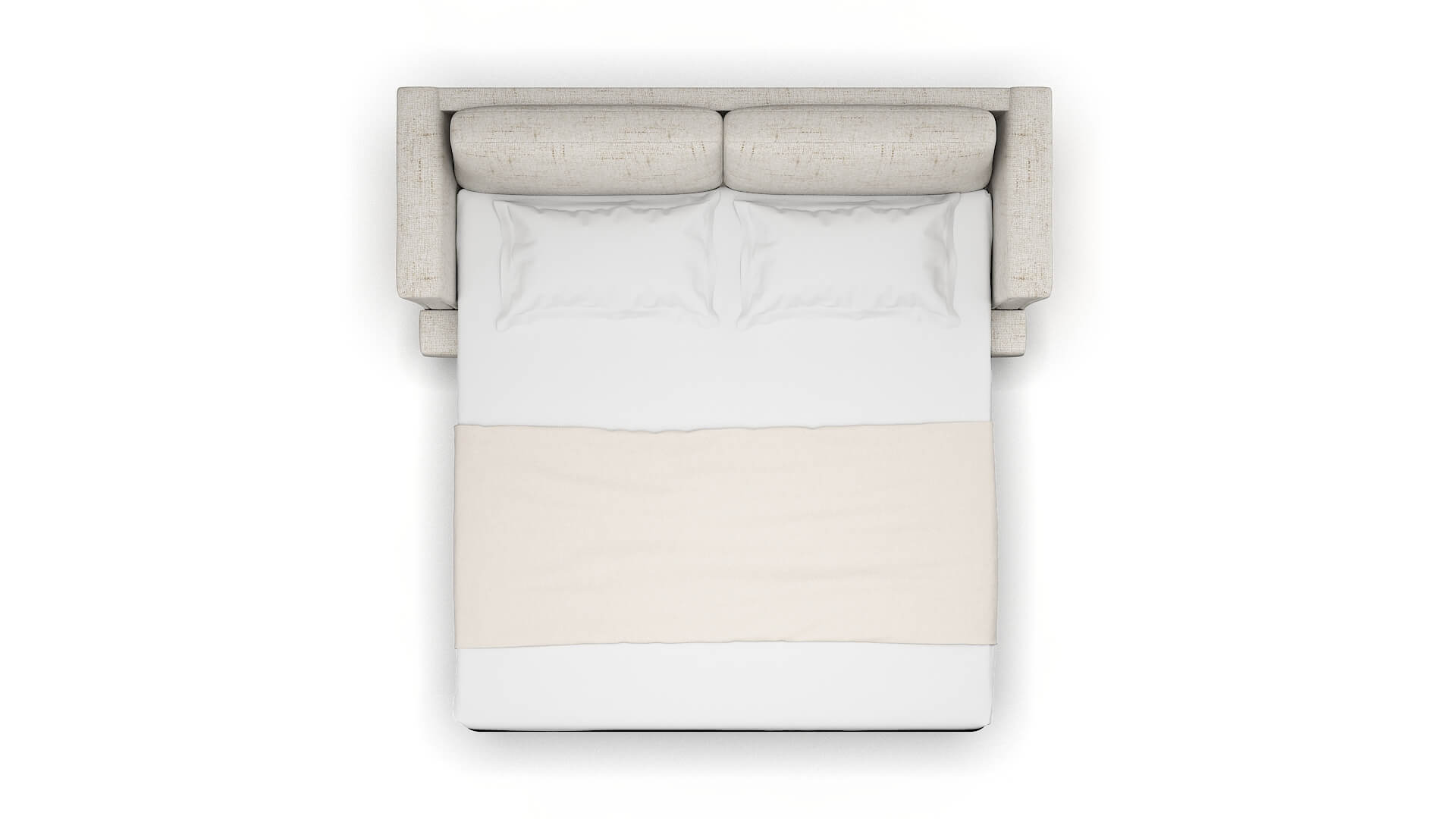 Antalya Derby Taupe Sofa Sleeper Espresso legs 3