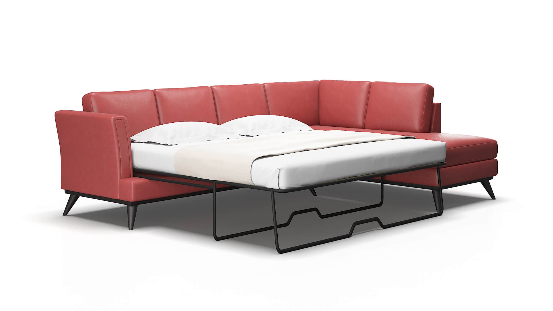 Antalya Dillion cordovan Panel sleeper Espresso Legs  2