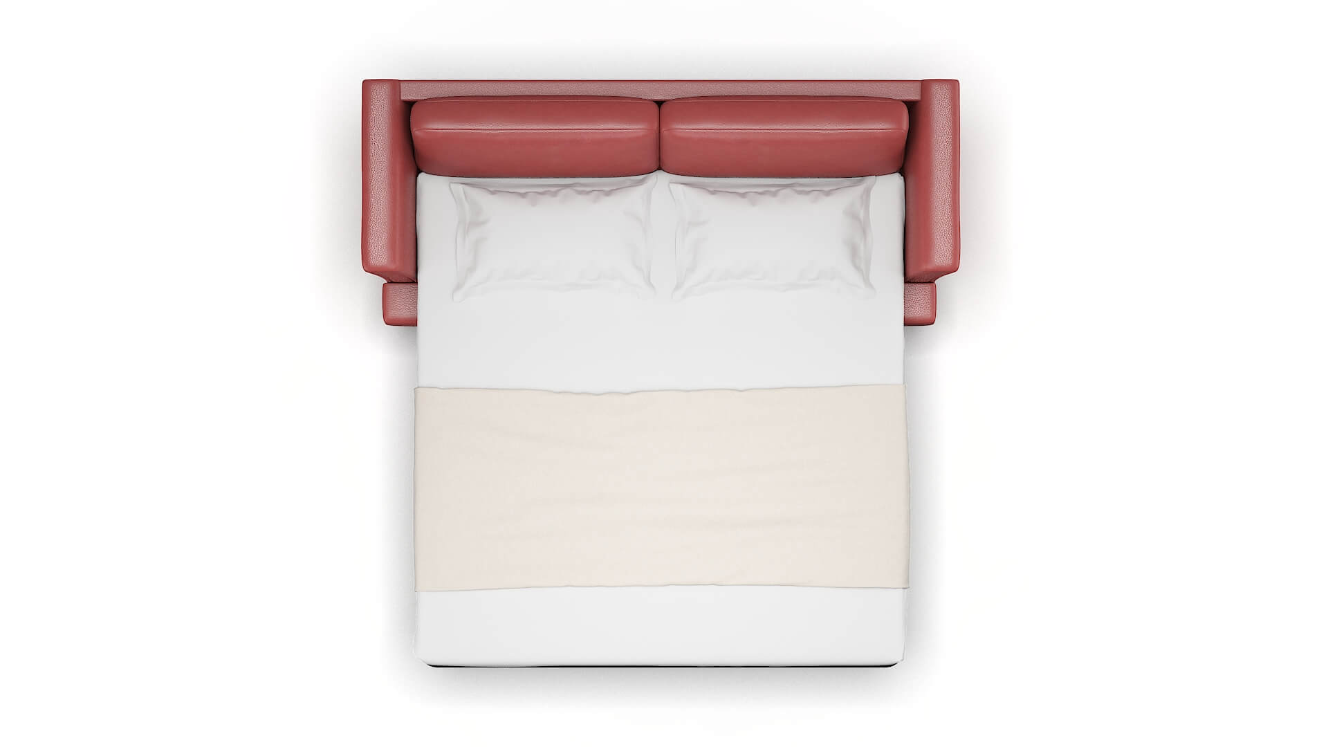 Antalya Dillion Cordovan Sofa Sleeper Espresso legs 3