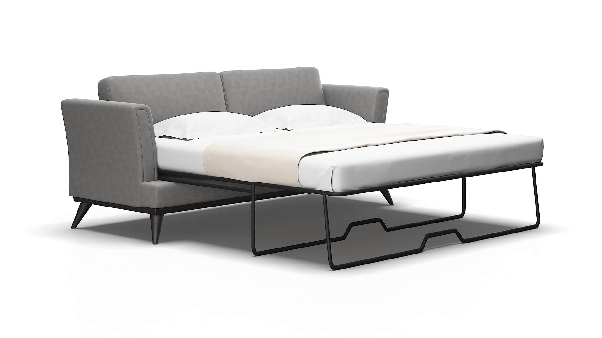 Antalya Dream_d charcoal Sofa sleeper Espresso Legs  2