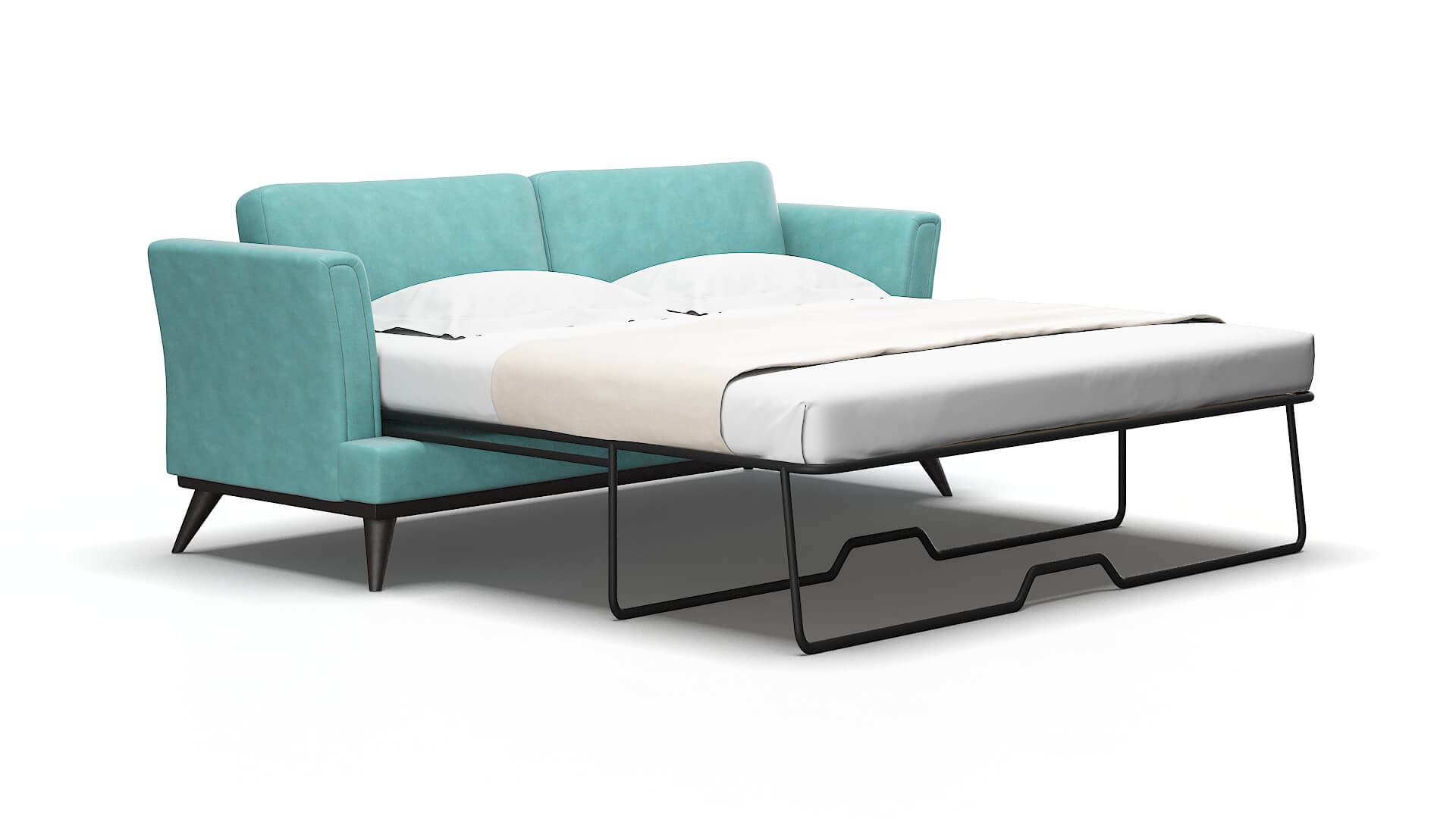 Antalya Dream_d French_blue Sofa Sleeper Espresso legs 2