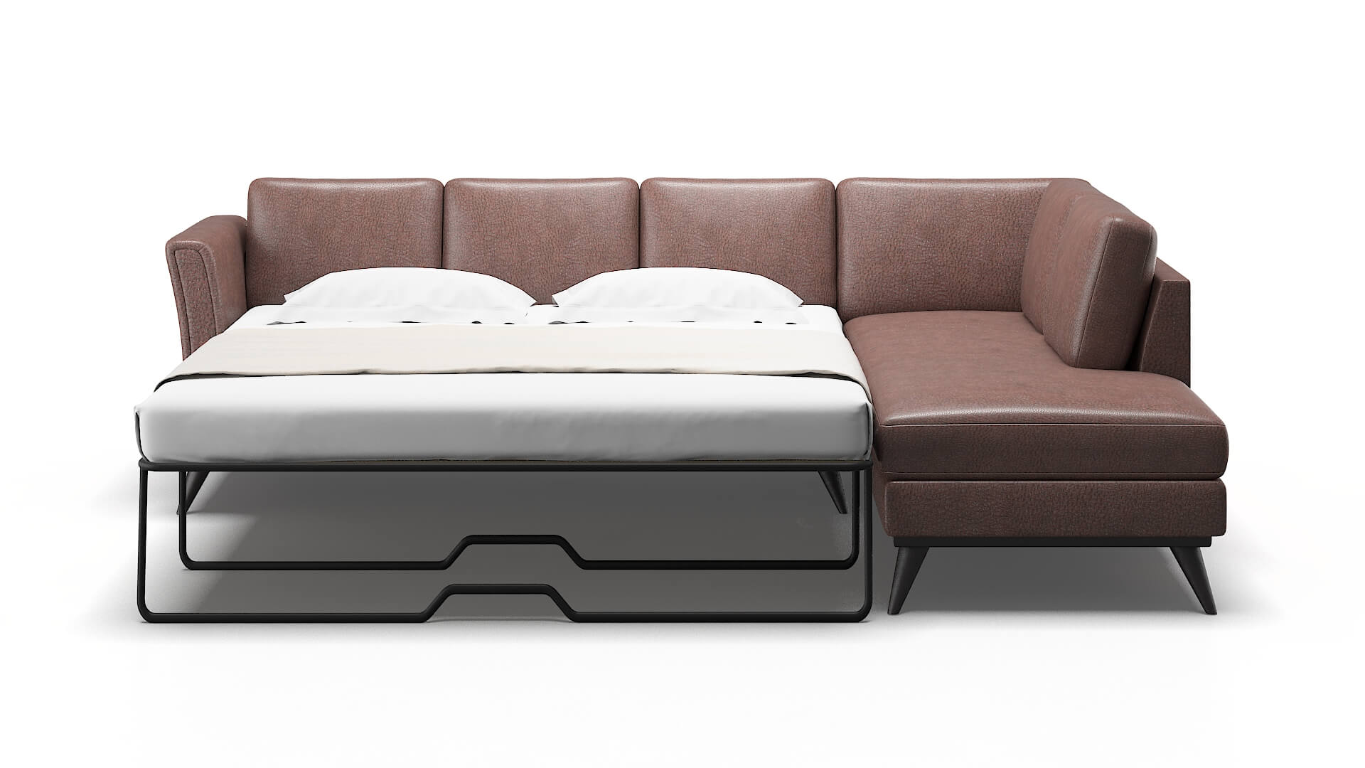 Antalya Ford Brown Panel Sleeper Espresso legs 1