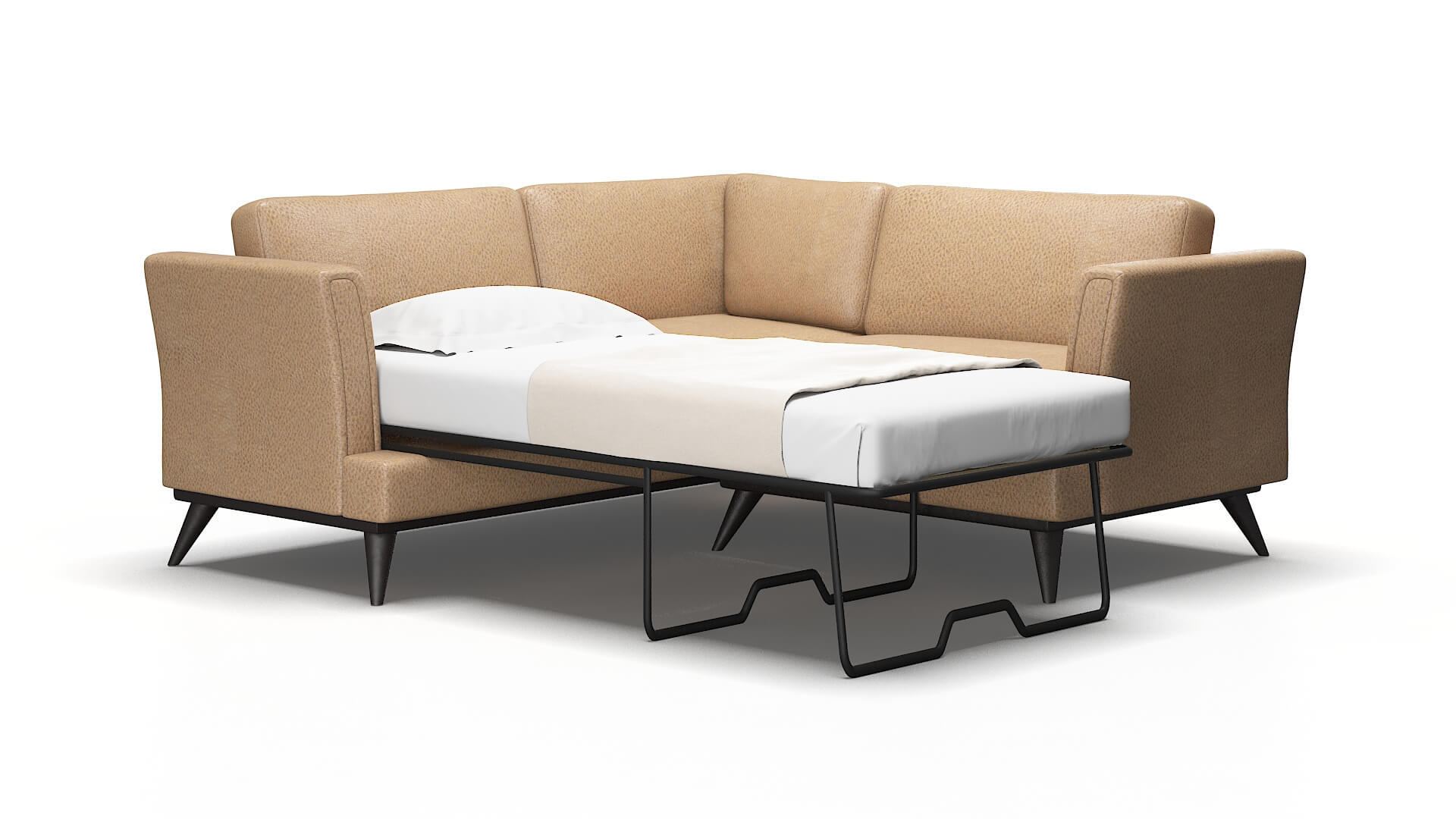 Antalya Ford Dune Sectional Sleeper Espresso legs 2