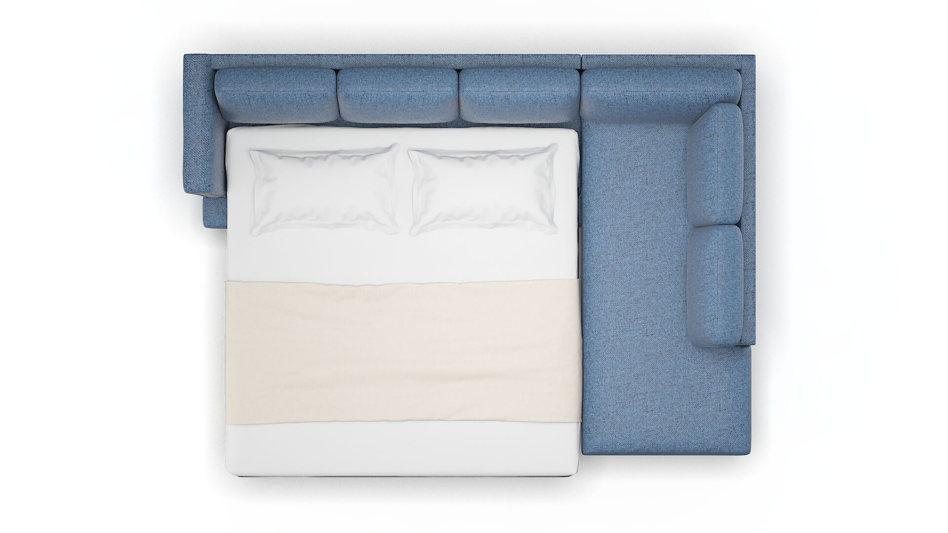 Antalya Hepburn Water Panel Sleeper Espresso legs 3