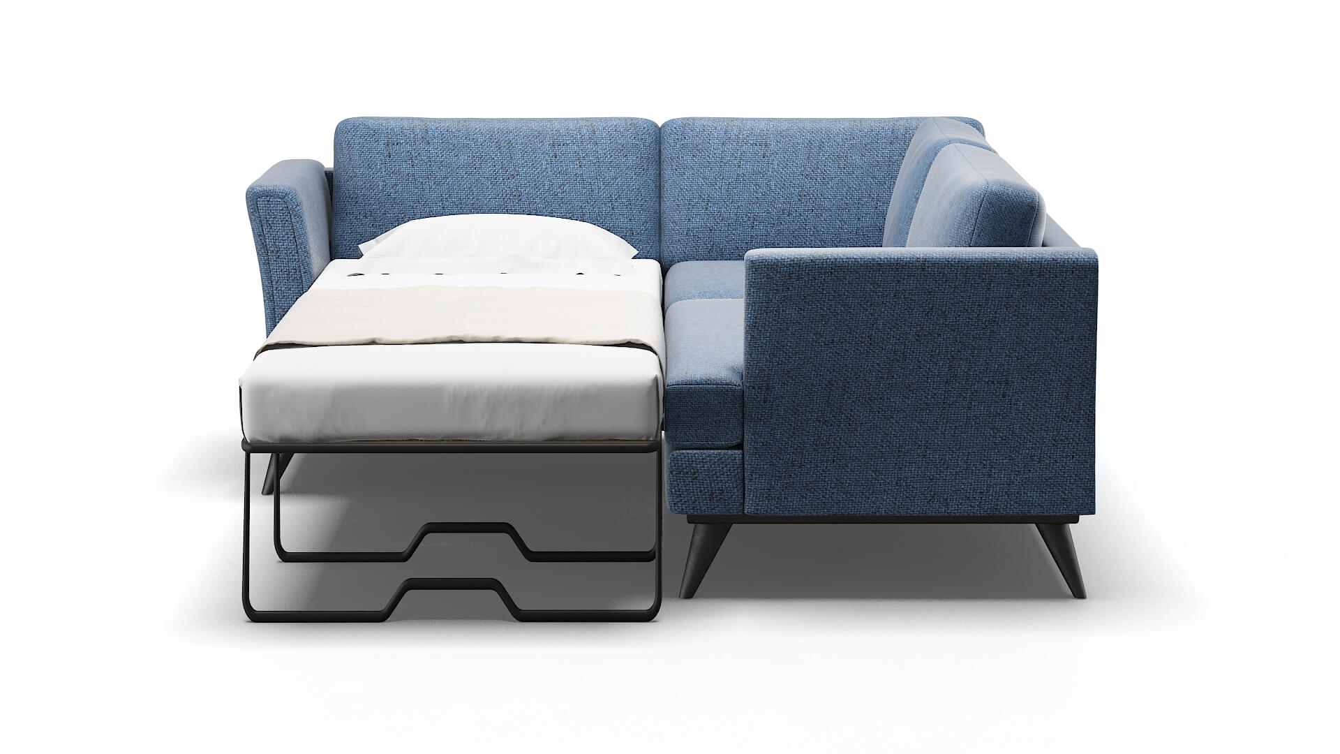 Antalya Hepburn Water Sectional Sleeper Espresso legs 1