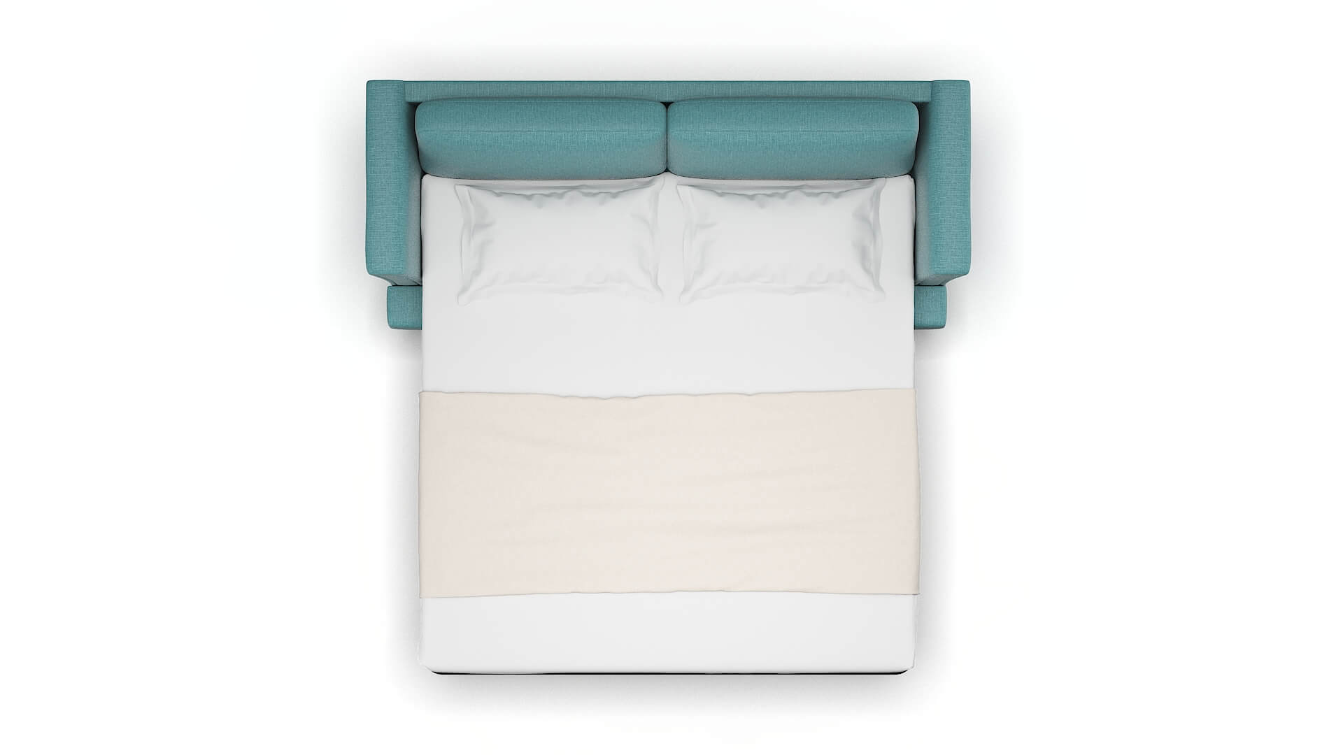 Antalya Hepburn_hrp Emerald Sofa Sleeper Espresso legs 3