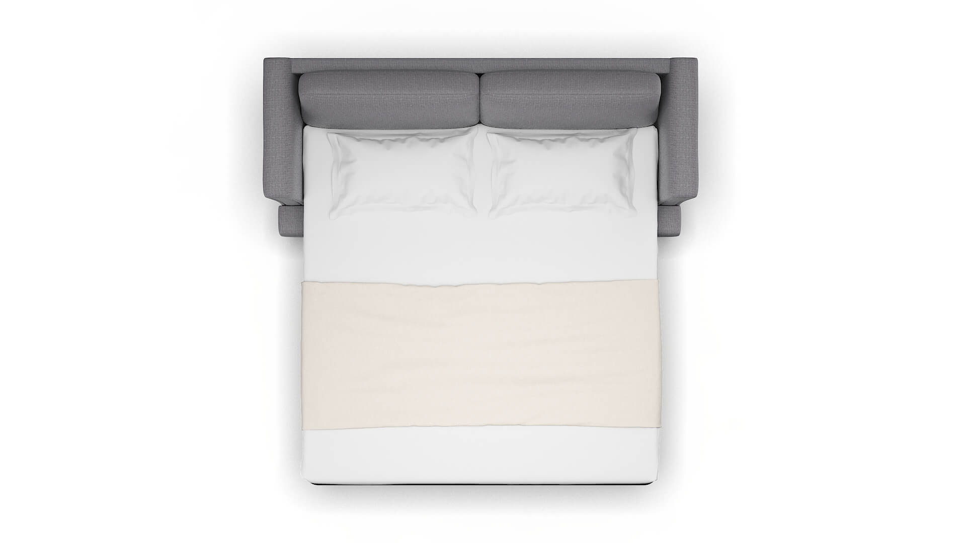 Antalya Insight Denim Sofa Sleeper Espresso legs 3