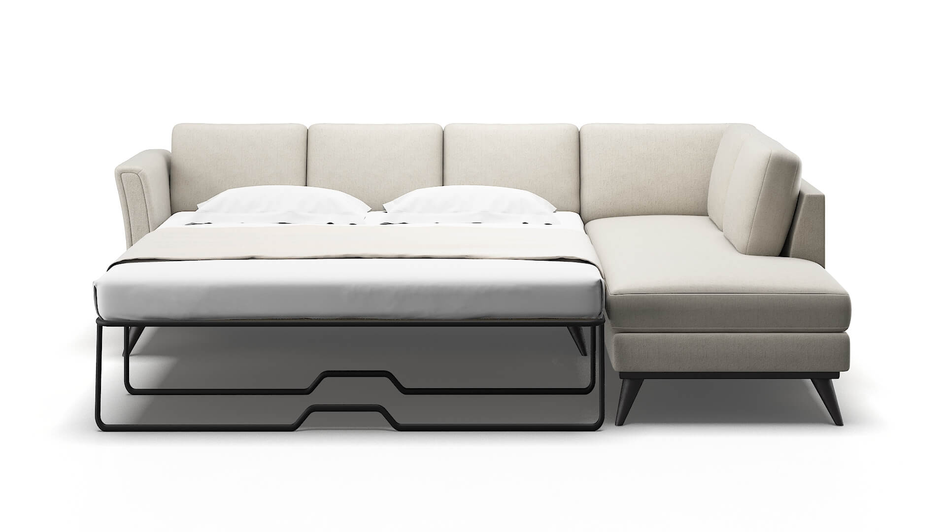 Antalya Insight Dove Panel Sleeper Espresso legs 1