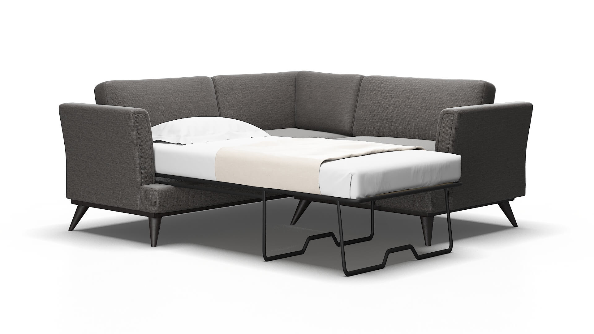Antalya Insight Eclipse Sectional Sleeper Espresso legs 2