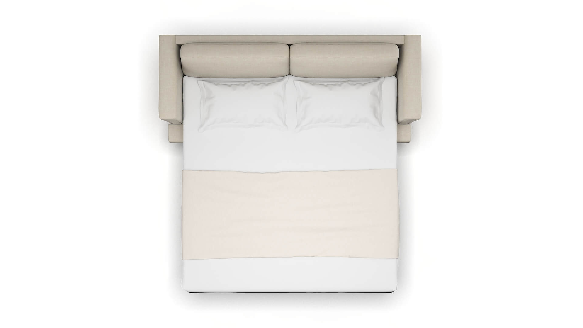 Antalya Keylargo Almond Sofa Sleeper Espresso legs 3