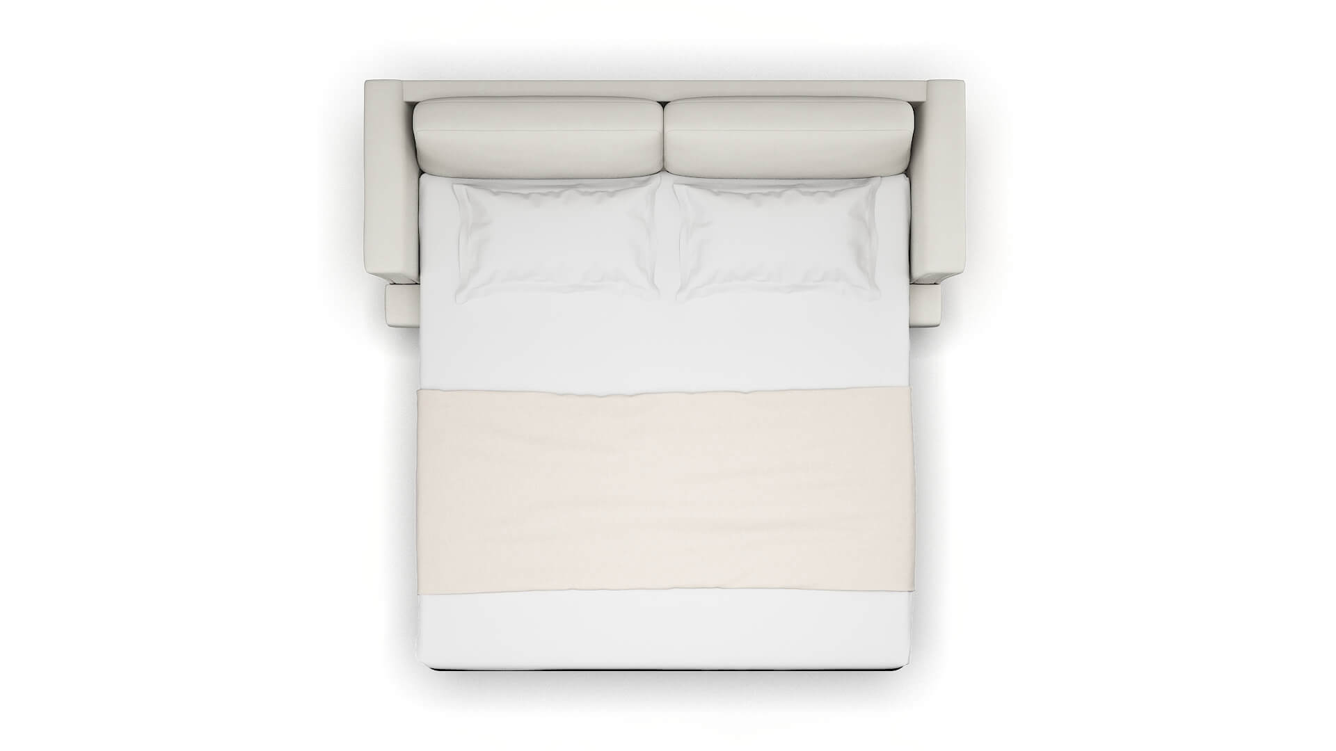 Antalya Keylargo Oatmeal Sofa Sleeper Espresso legs 3