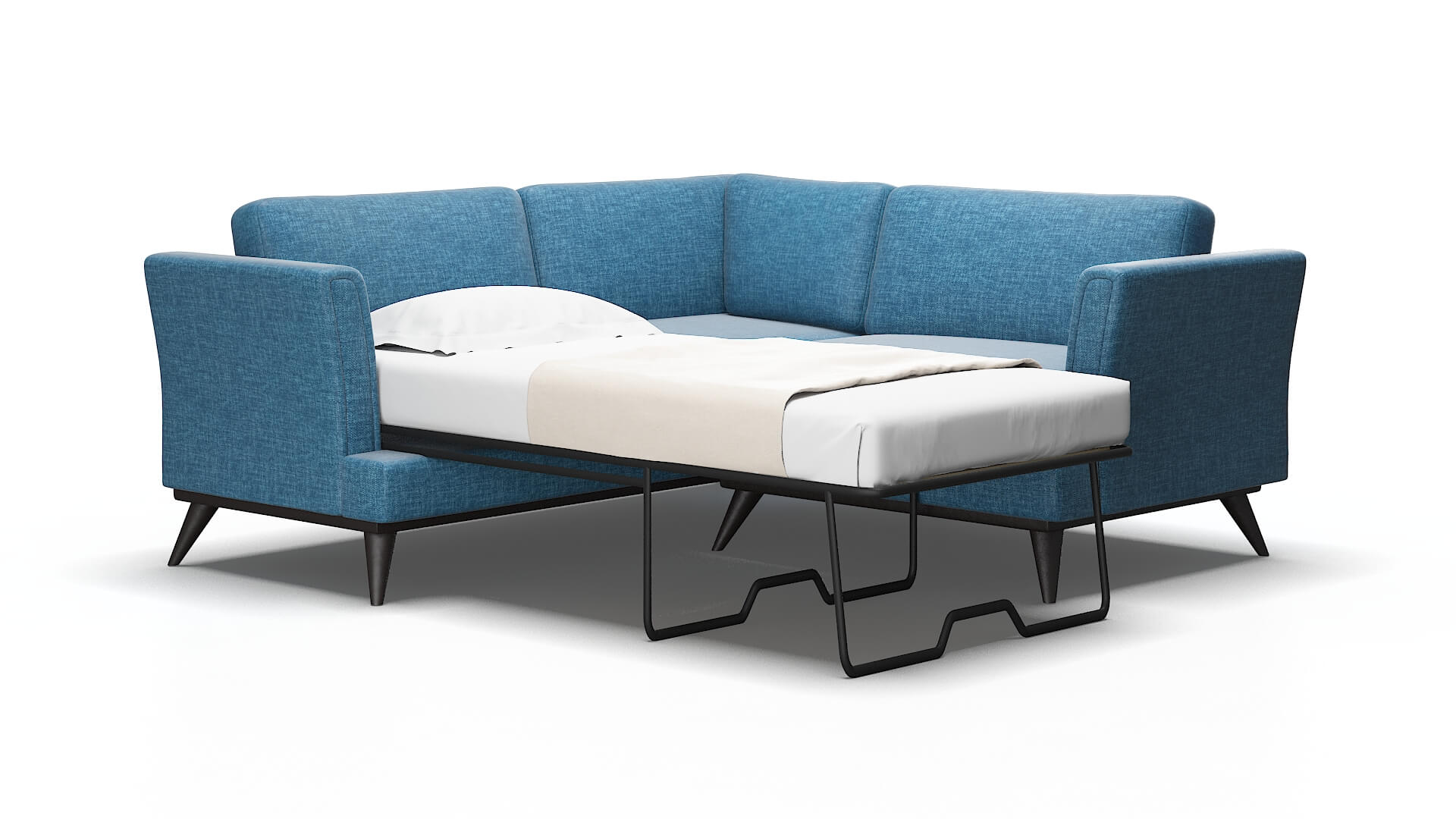 Antalya Keylargo ocean Sectional sleeper Espresso Legs  2