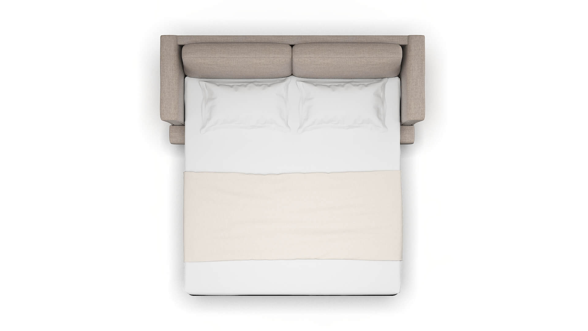 Antalya Keylargo Pumice Sofa Sleeper Espresso legs 3