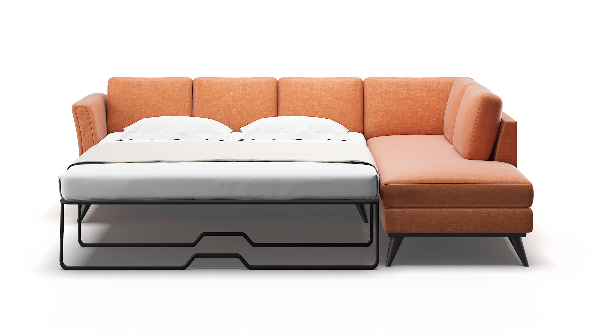 Antalya Keylargo Terracotta Panel Sleeper Espresso legs 1