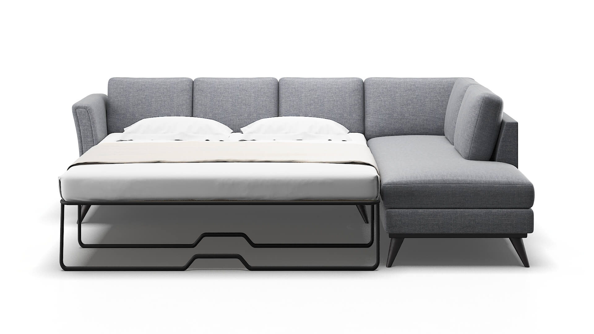 Antalya Lana Ash Panel Sleeper Espresso legs 1