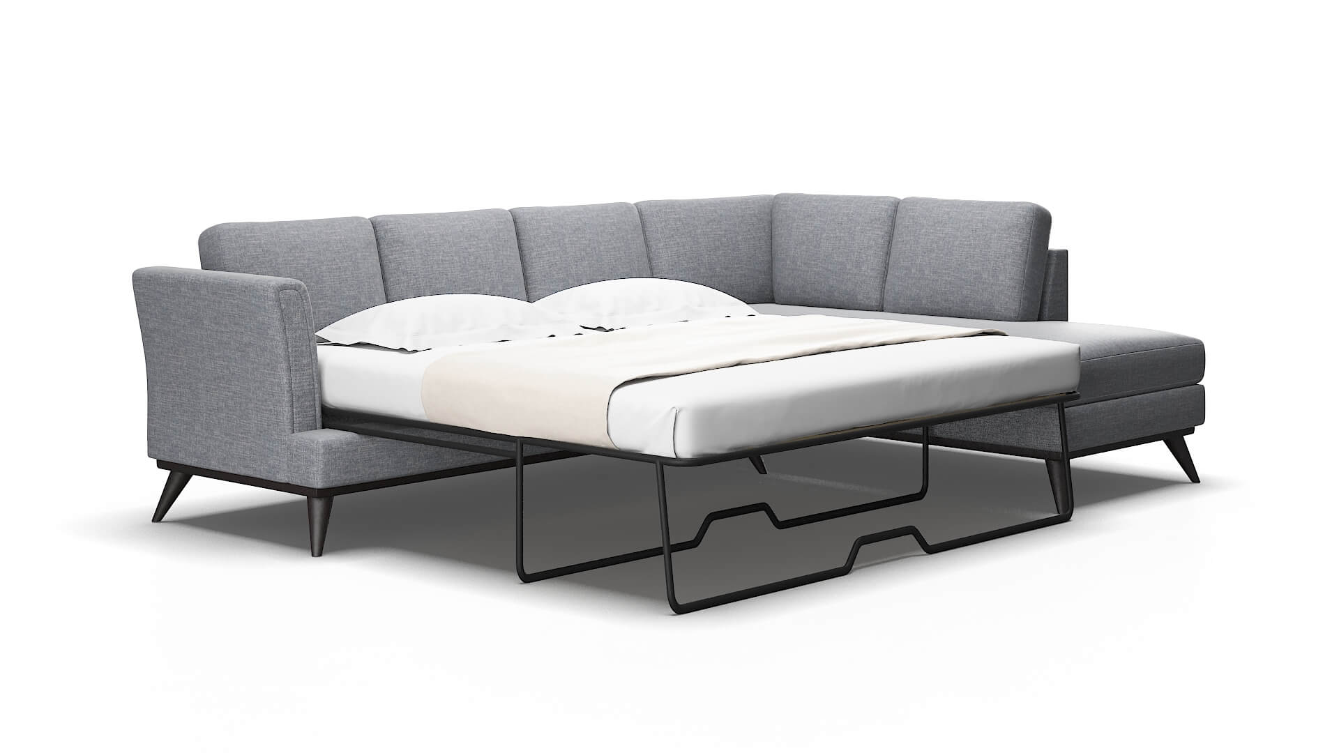 Antalya Lana ash Panel sleeper Espresso Legs  2